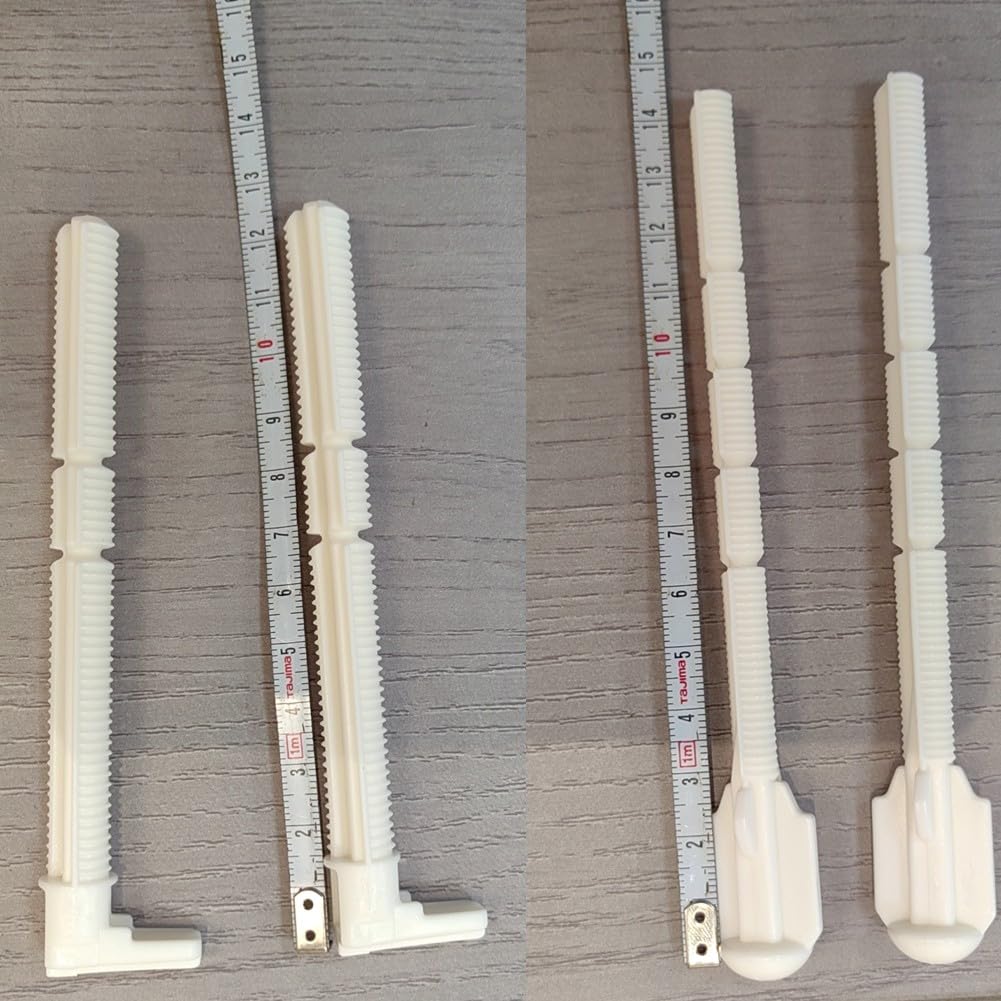 Set asta di scarico, barra attuatore, kit asta di spinta per Geberit 241874001, adatto per cassette UP320 pre-2008, Sigma01/20/50, ABS bianco, 140 mm