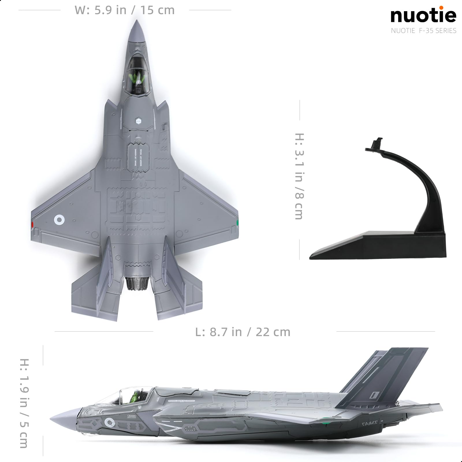 Amazon.co.jp: NUOTIE F-35 ライトニング II 1:72 戦闘機モデルキット