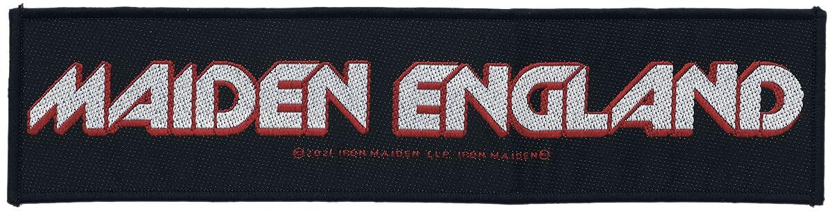 Rock Off Iron Maiden Maiden England Strip Patch Official Woven Patch