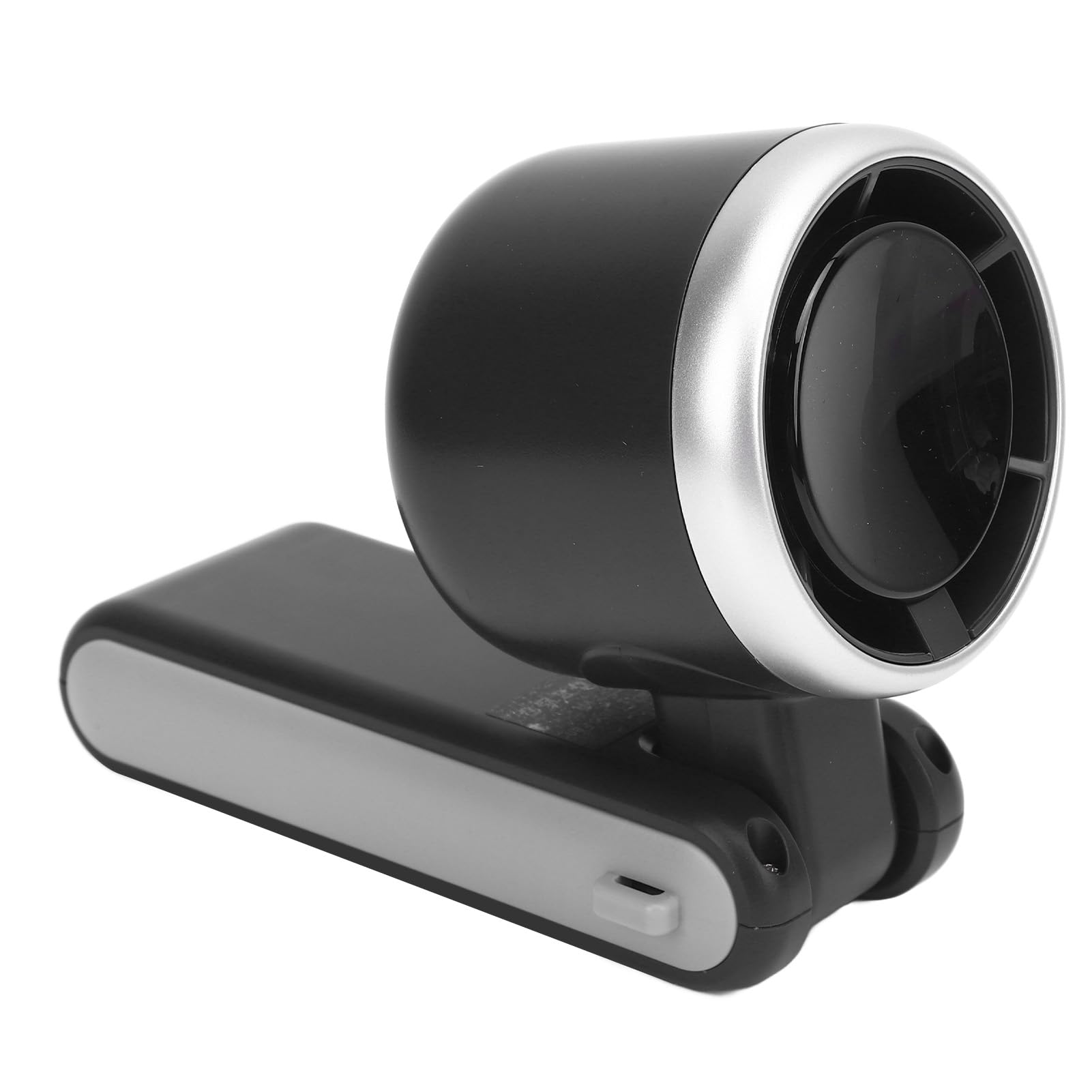 Annadue Vel a Turbo Portatile Portatile, Ventola Portatile Pieghevole a 5 Marcia, Dispositivo di Raffreddamento Portatile Ricaricabile con Display Digitale per Cordini per il Campeggio da (grigio