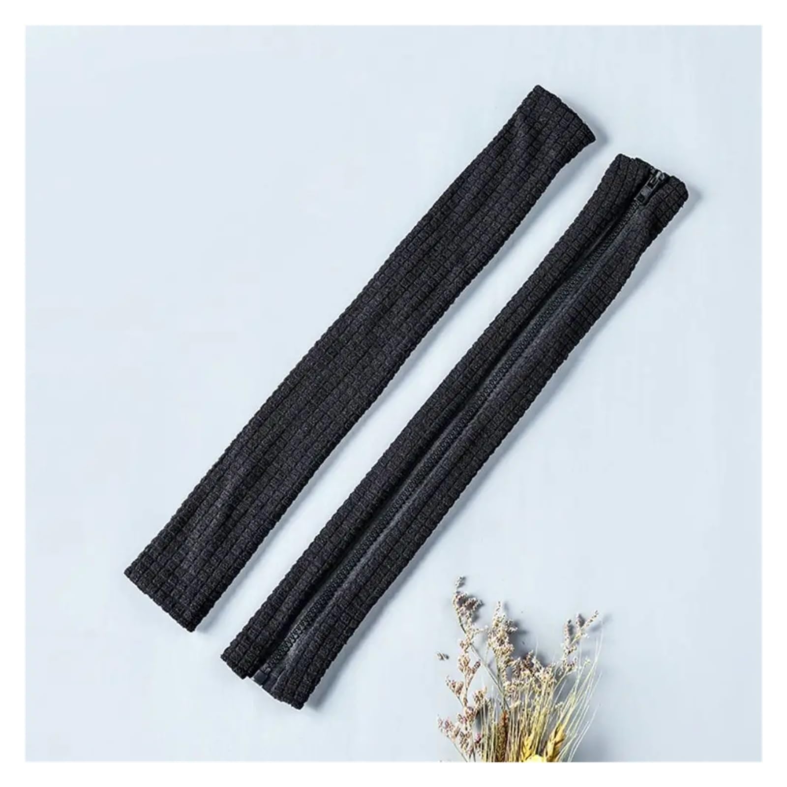 Copri-braccioli in Spandex per Ufficio, Coprigomiti o braccioli for Sedia in Spandex con Cerniera, 4 Pezzi, Multicolore(Schwarz)