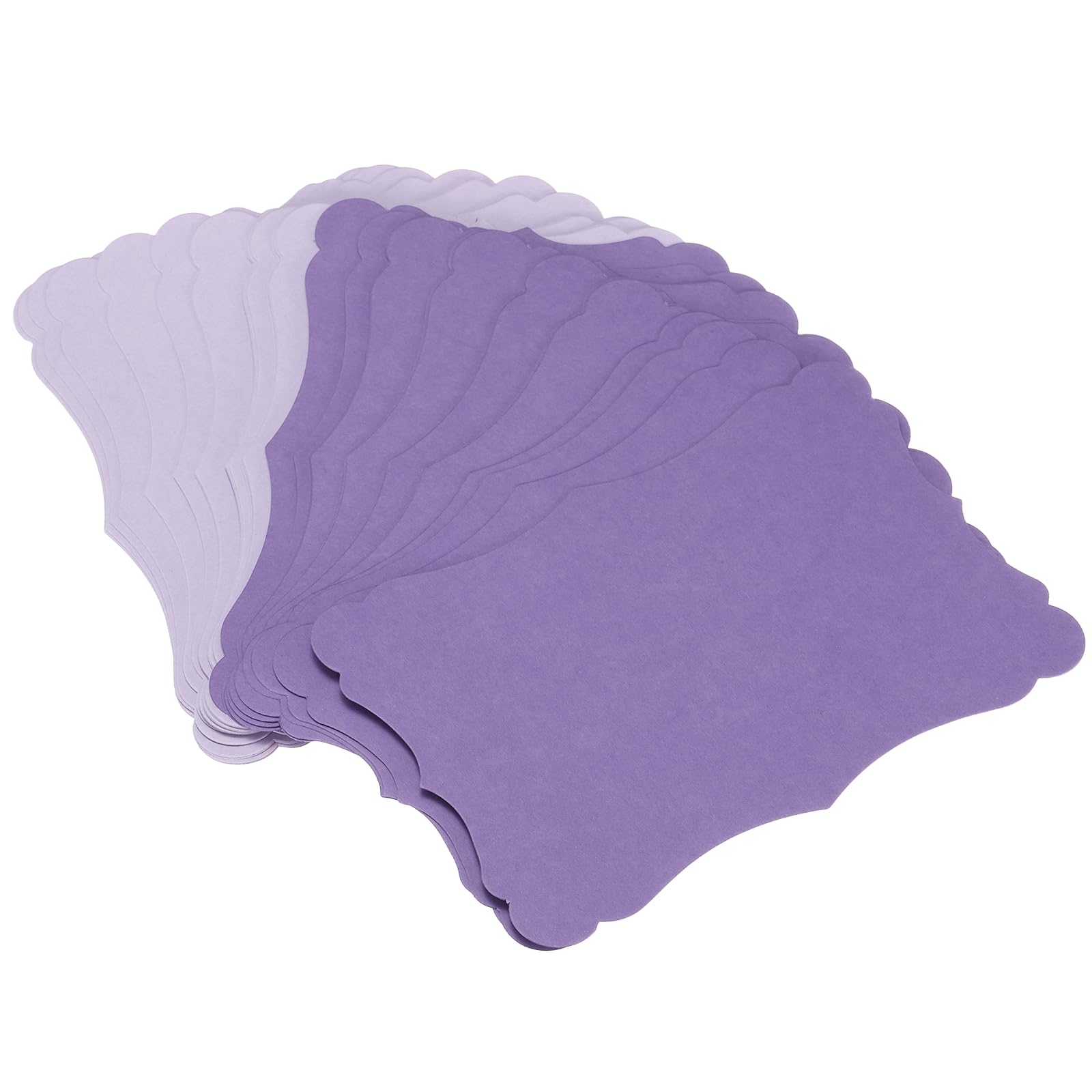 sourcing map 30Pcs Blank Kraft Cards Cardstock, 17.5 x 12.5cm Thick Colored Cardstock Paper Deep Purple Light Purple Index Cards for DIY Gift Greeting Cards Menus Wedding Invitations