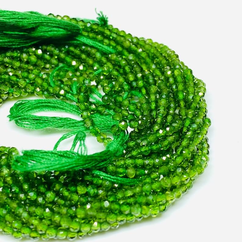 Perles tourmaline verte 2mm pour créer vos propres colliers et bracelets tendance