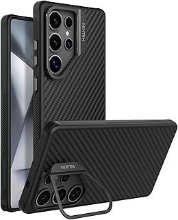 جراب حماية مغناطيسي كاربو بروب إصدار مجوف لموبايل سامسونج جالاكسي S25 الترا، متوافق مع ماج سيف، حماية خفيفة الوزن من نيلكن - أسود