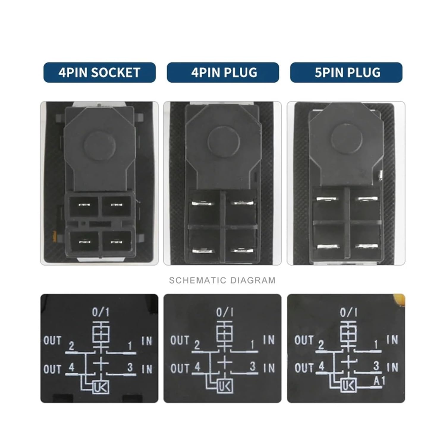 YH02-A 110V 8A / 220V 15A 4PIN 5PIN Electromagnetic Switch Starter Push Button Large Panel for Machine Tool Equipment Waterproof