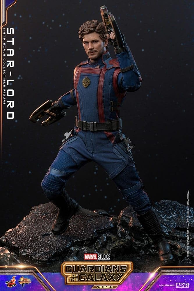 Hot Toys Guardiani della Galassia Vol. 3 Statuetta Movie Masterpiece 1/6 Star-Lord 31 cm