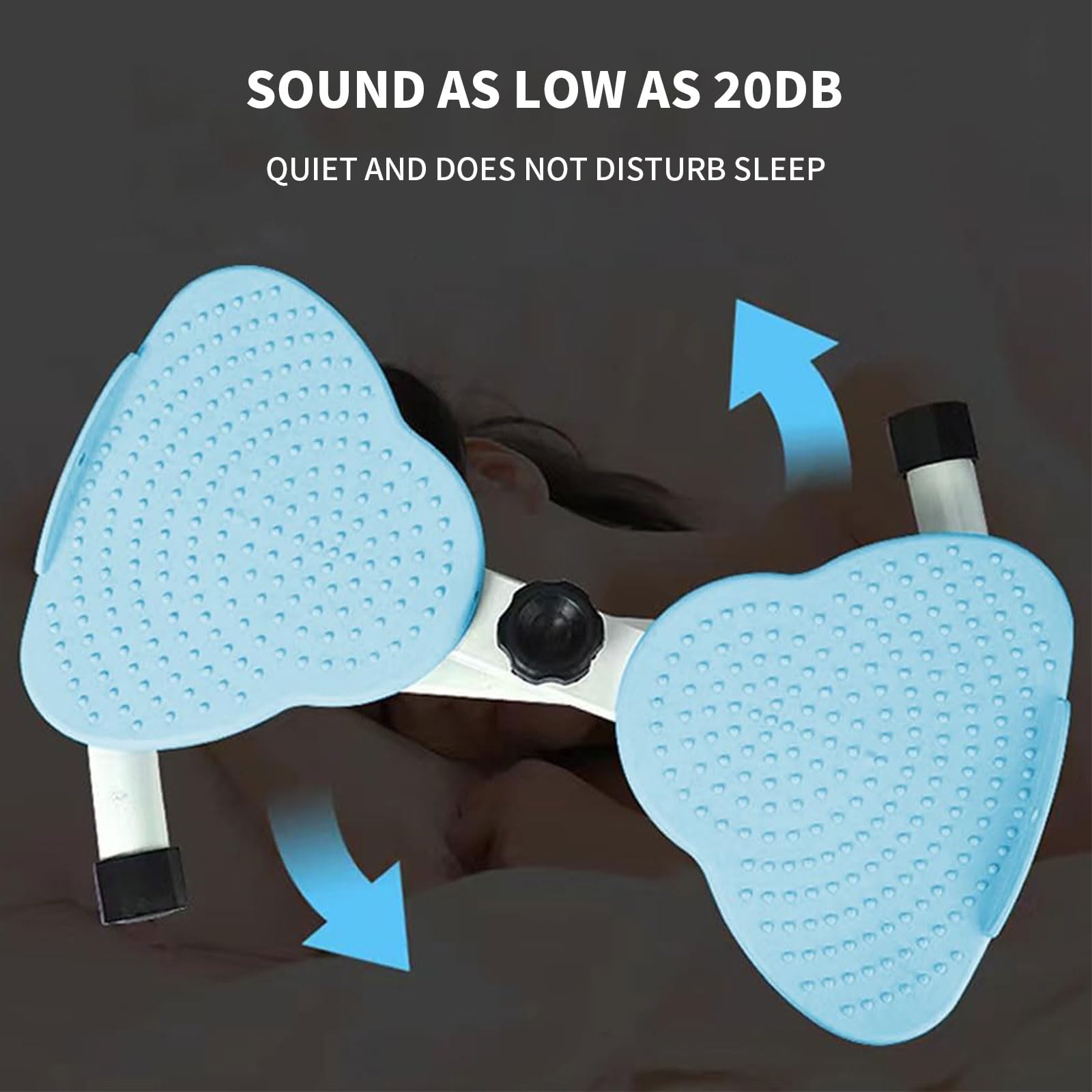 Fitness Disco Rotante con Fasce di Resistenza e Massaggio Ai Piedi Twist Board Attrezzatura Palestra Casa Silenzioso per Esercizi Aerobici(Color:Blu)