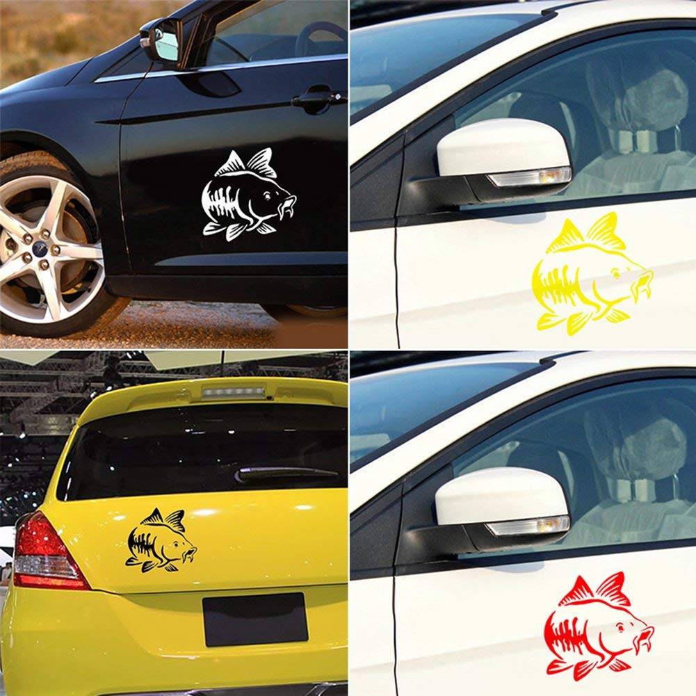 Autocollant décoratif pour capot de pêche à la carpe, fenêtre latérale, voiture, camion