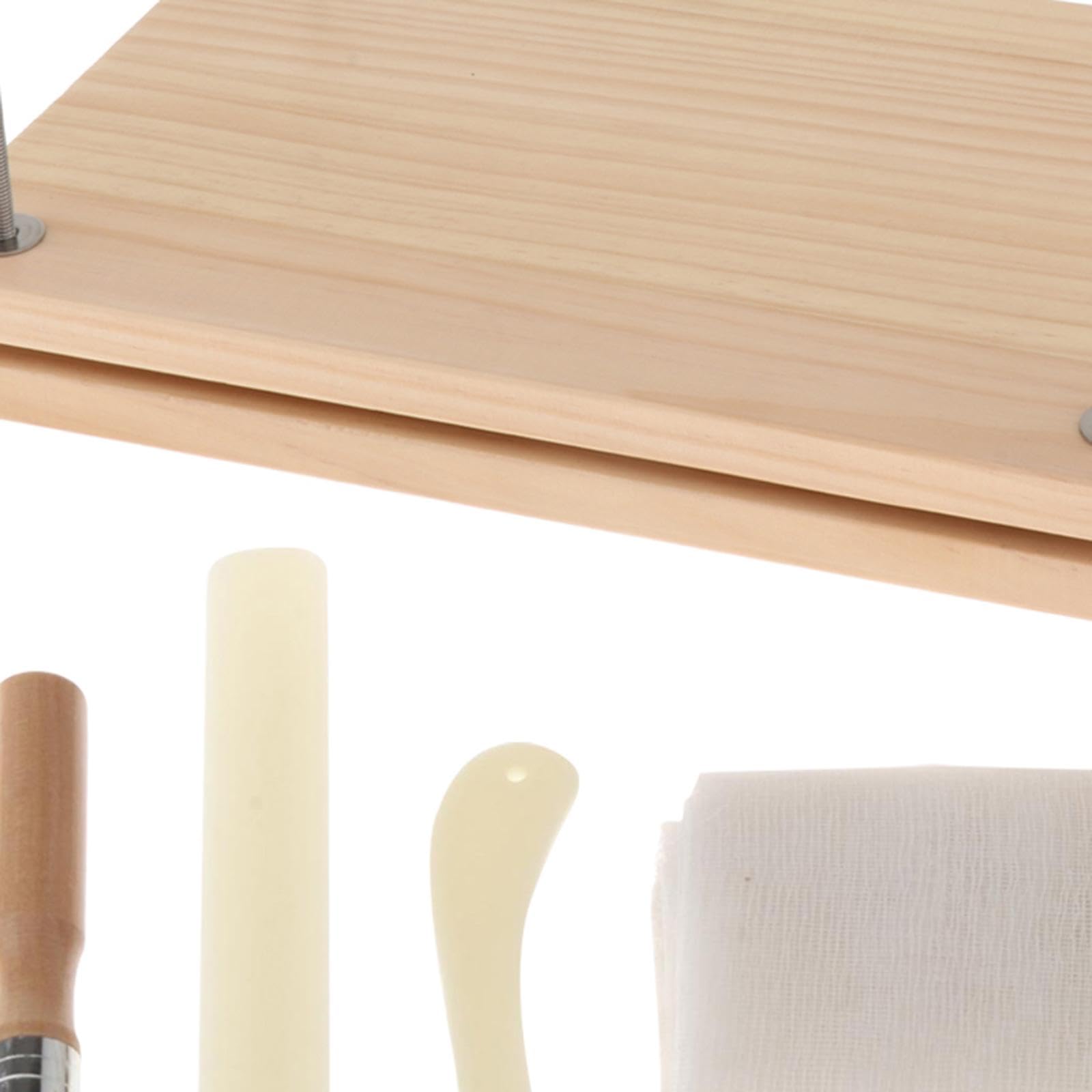 Harilla Ensemble de reliure de livre, matériel de livre en tissu de réparation, outil de pliage de papier, Kits de reliure pour bricolage, reliure de cartes, 2 couches