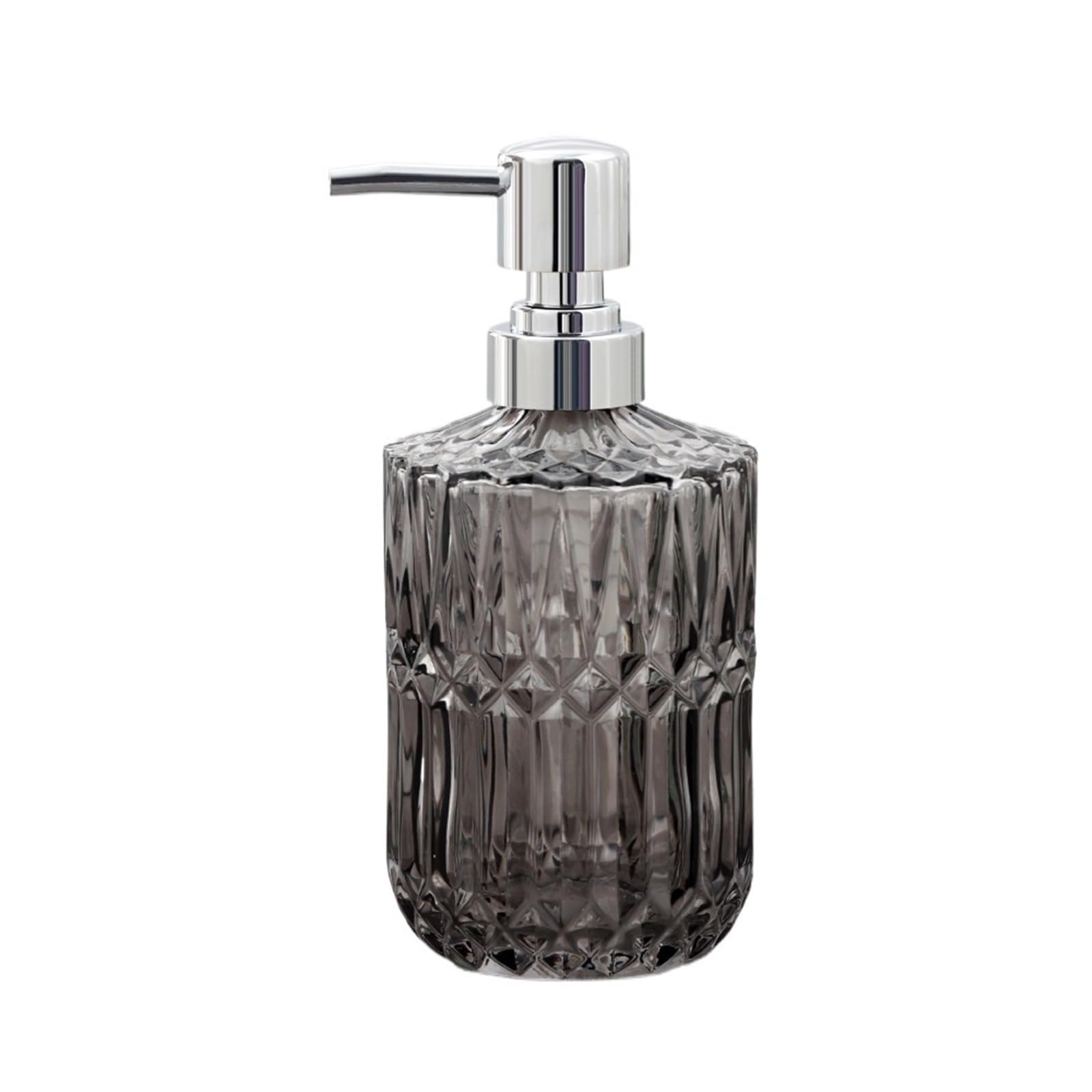 Cyairong-22 Gris Soap Dispenser 380Ml Glass Soap Dispenser With Pump Shampoo Shower Gel Lotion Press Bottle(Gris)