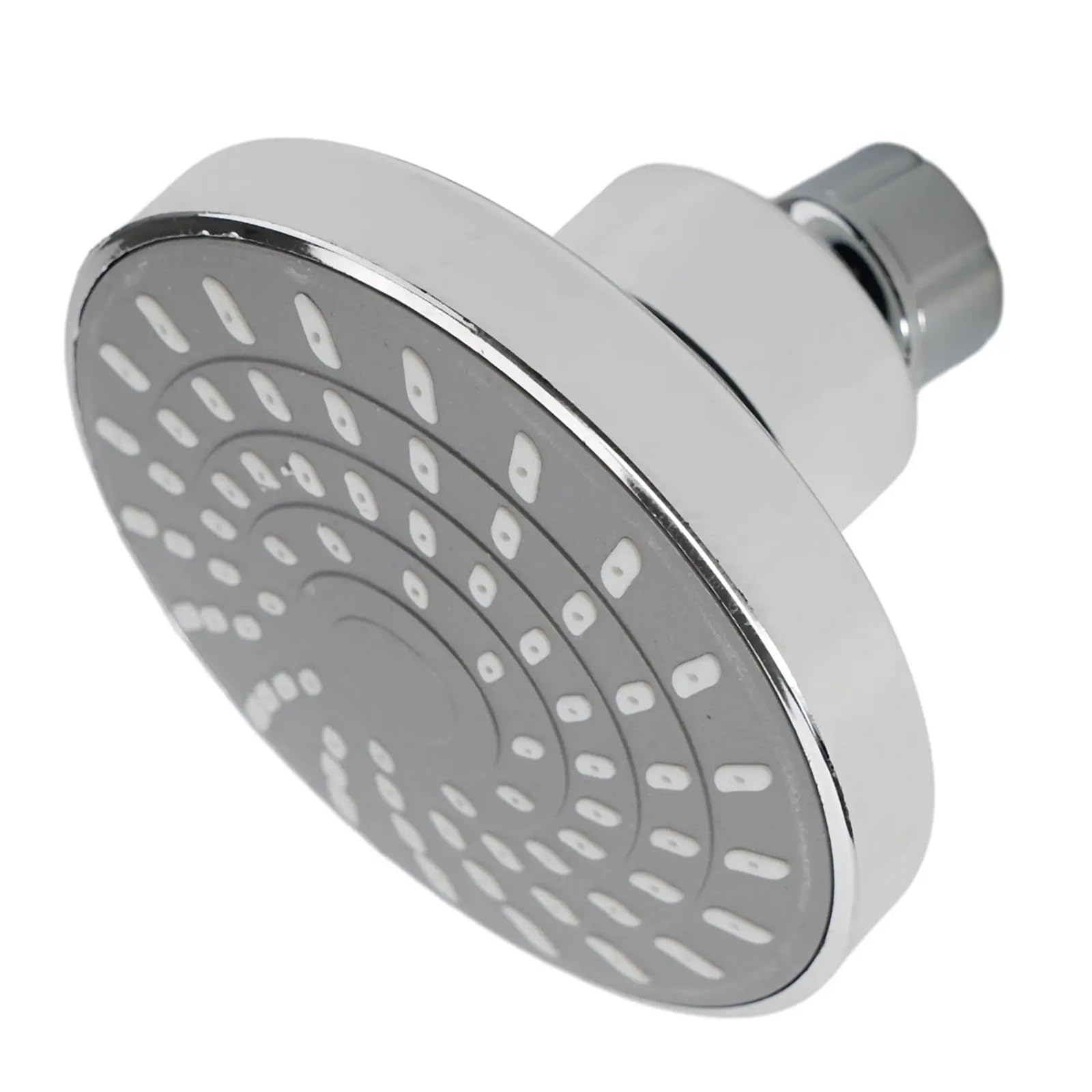 Pommeau de douche réglable effet pluie à fixation murale pour salle de bain