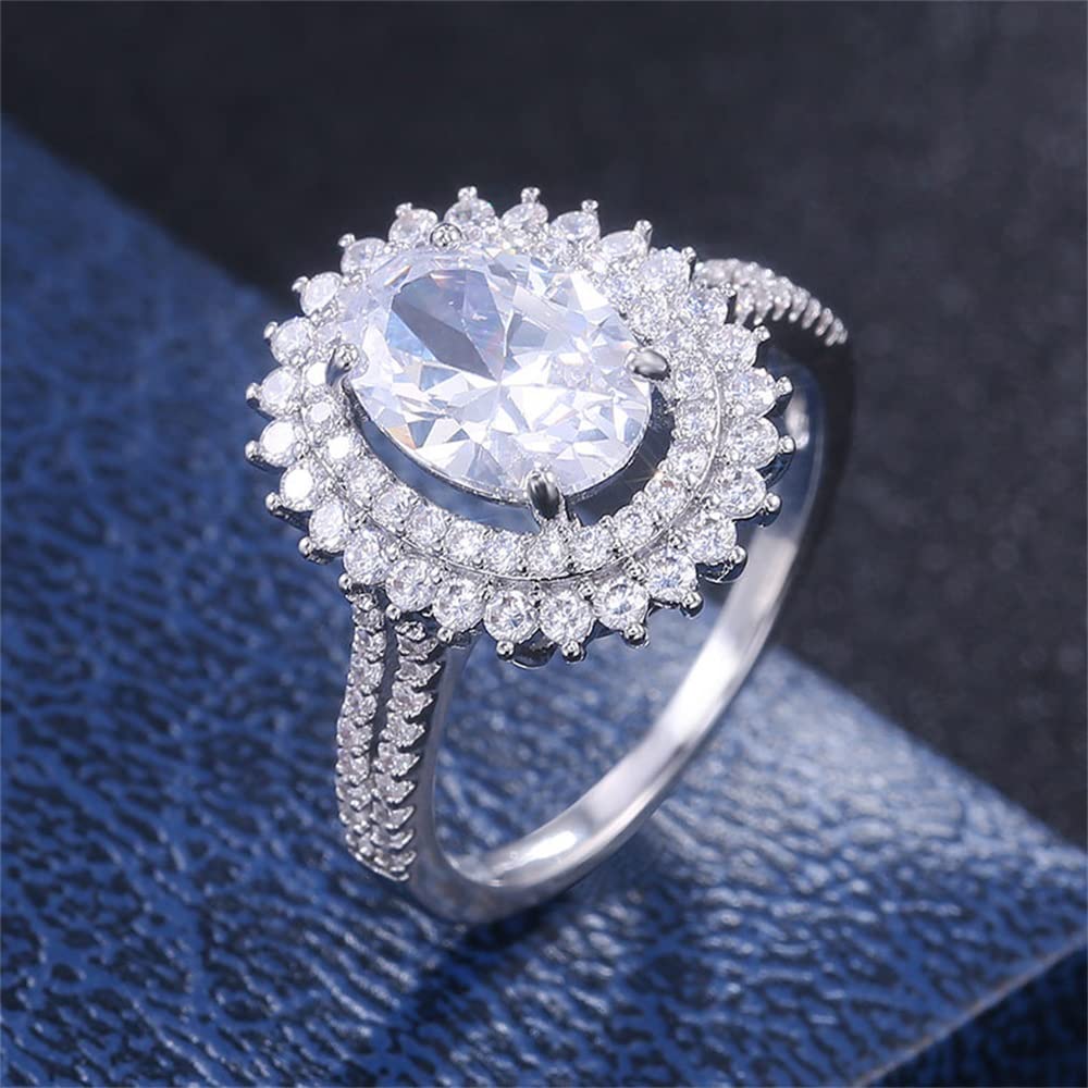 アクセサリー Diamonds 2.00 / PT 900 Women's Ring Amazon.com: 925 Sterling Silver Shiny Full Diamond Gemstone Ring
