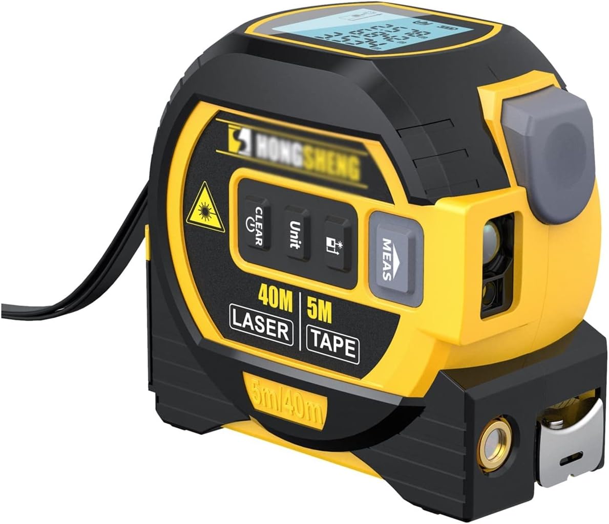 HOLPPOURG Laser Tape Measure 3in1, Laser Measure 131 Ft, Tape