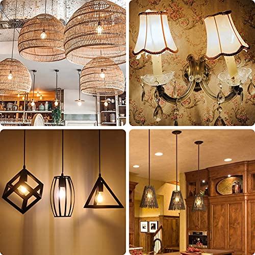 ProCrus E27 vintage led-gloeilamp, G45 4 W Edison ledlamp, 2700 K warm wit, 300 lm lichtbron vervanging voor 30 W… - Afbeelding 6