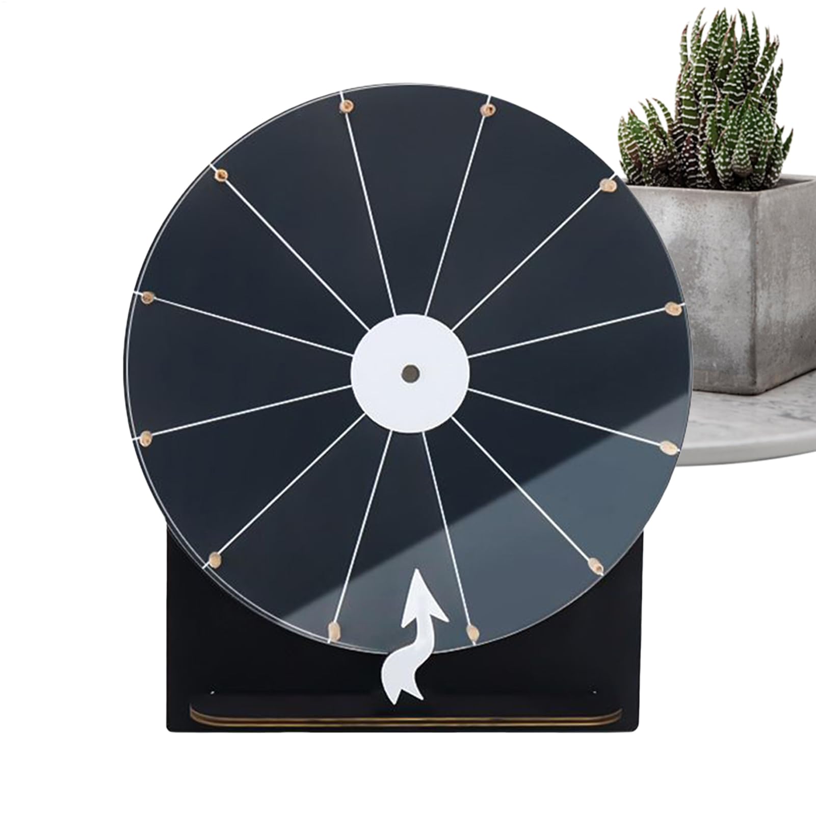 Ruota della Spinner | 28 cm Roulette Ruota in Legno | Accessorio per la Serata del Gioco per Adulti e Adolescenti, organizzatore di Feste, Classi, ricompense, Feste di Famiglia