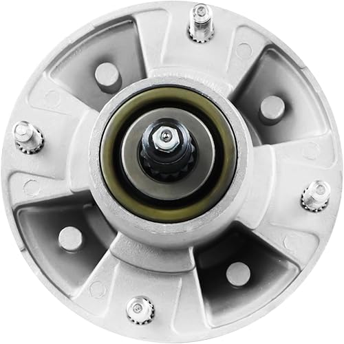 Miniatura 5 de Conjunto de husillo de cubierta de cortacésped para John Deere X300 X320 X324 X475 X485 X495 X520 X500 X530 LT133 LT155 LT166 reemplaza AM124498