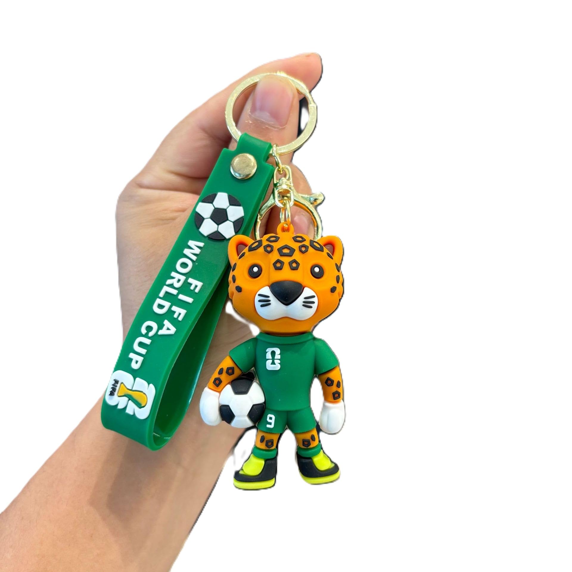 2026 World Cup 3D PVC Cartoon Mascot Keychain – Car Dashboard Decor & Hanging Pendant for Backpack/Keys/Bag, Sports Fan Gift — view 8