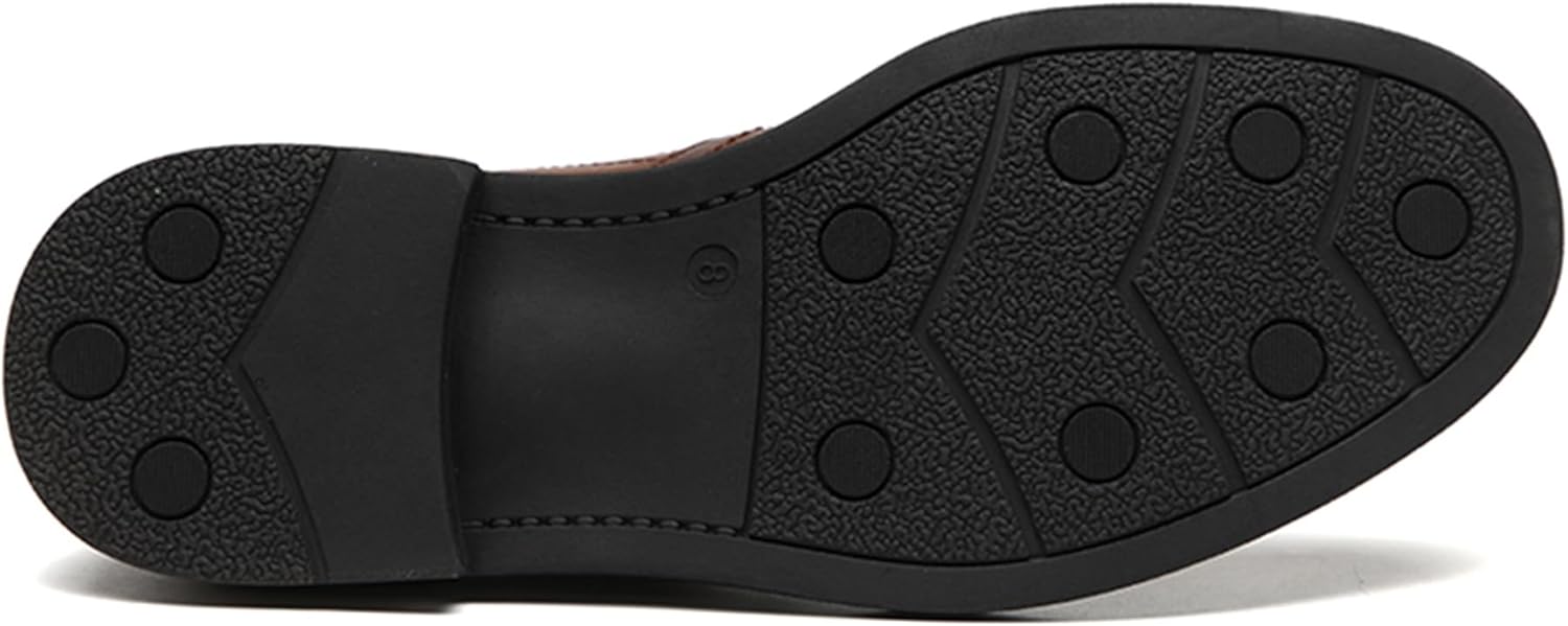 DECARSDZ Men's Chelsea Boots Casual Classic Comfy Slip-On Suede Chukka Mens Ankle Boot - Image 5