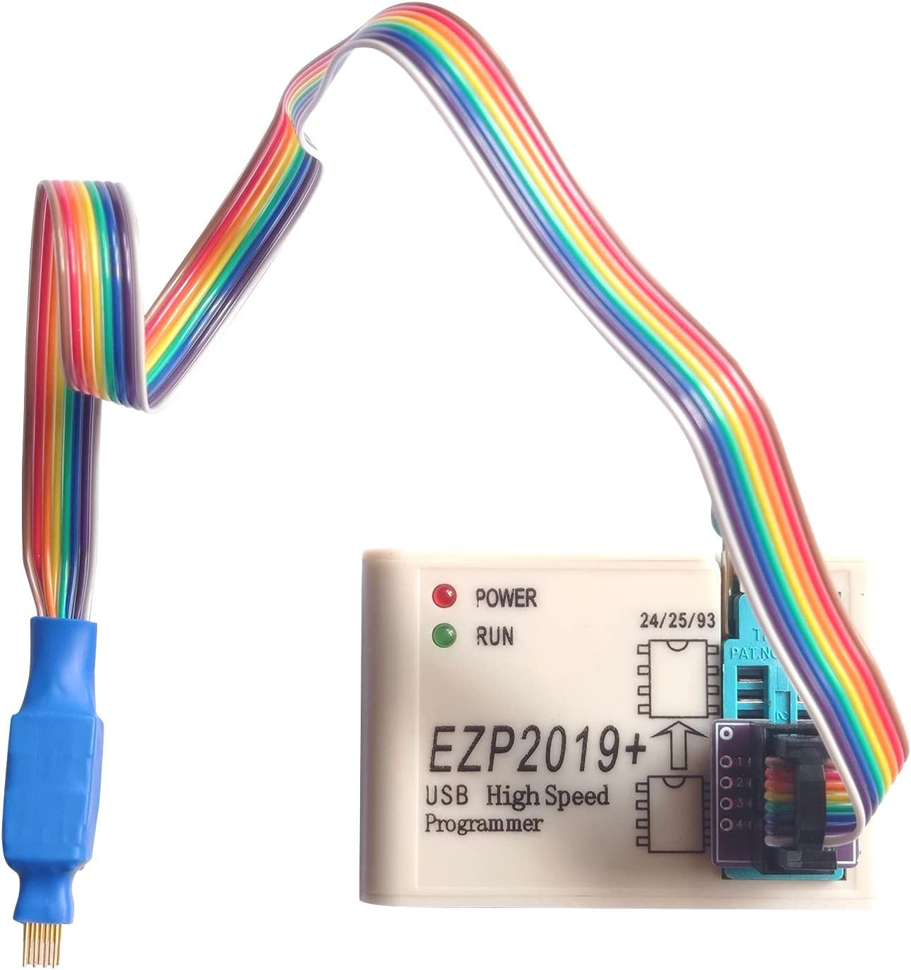 SOIC8 SOP8 Test Clip Probe Line 208mil pour EEPROM 93CXX/25CXX/24CXX Circuit Chip IC Programming on USB Programmer TL866 T48 RT809F RT809H