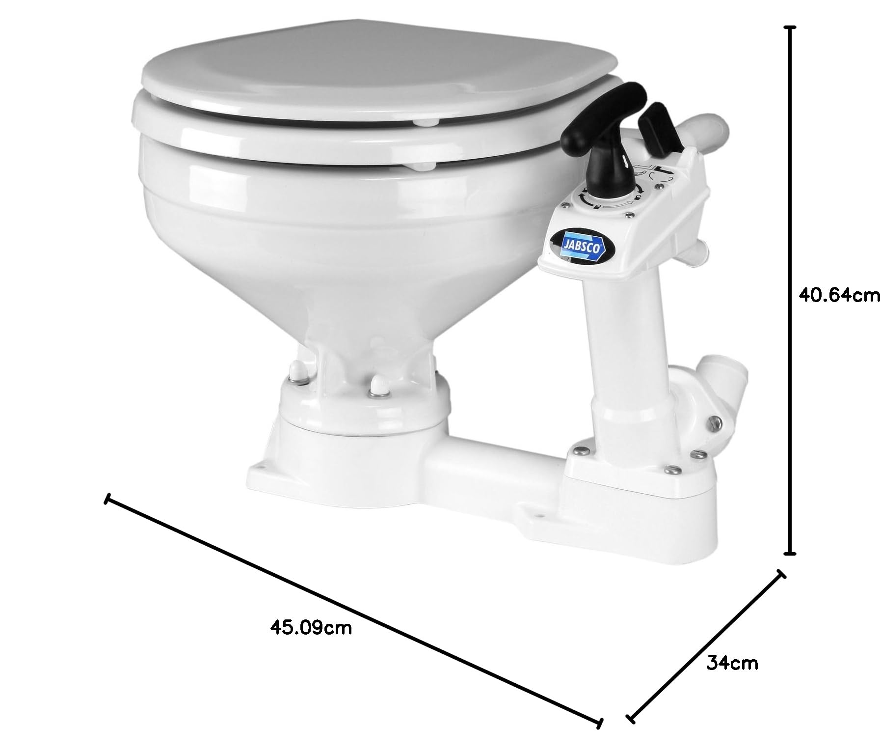 Jabsco Twist 'n' Lock Tête Manuelle WC Marin