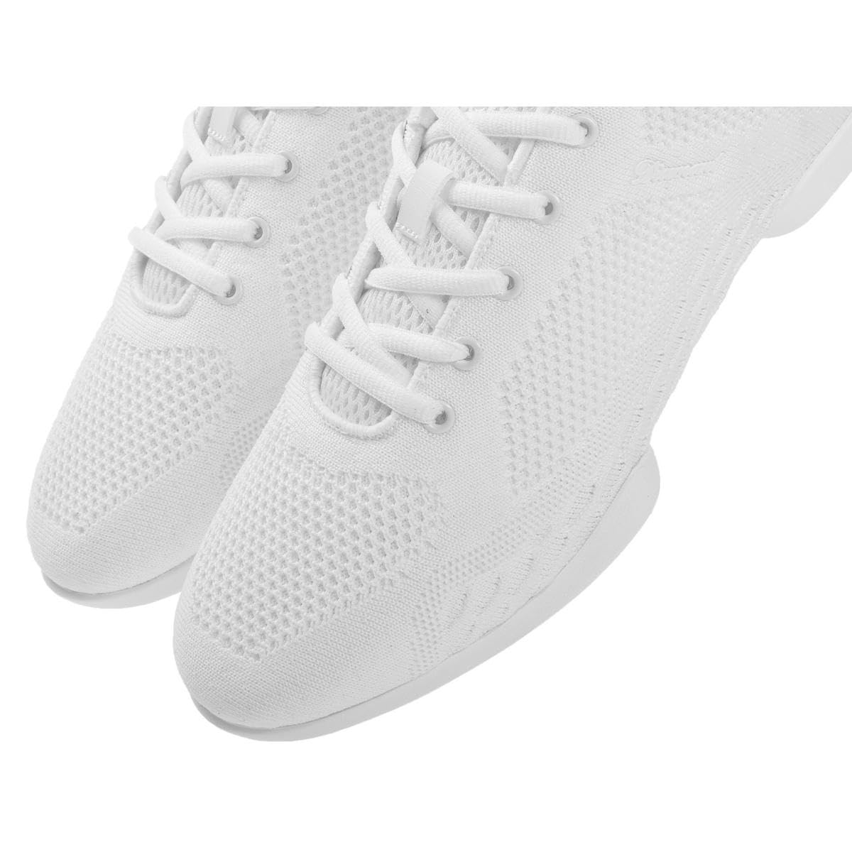 Diamant Unisex Split-Sole Dance Sneakers Tune White - Mesh Weiß - Geteilte Sohle - Einlegesohle herausnehmbar