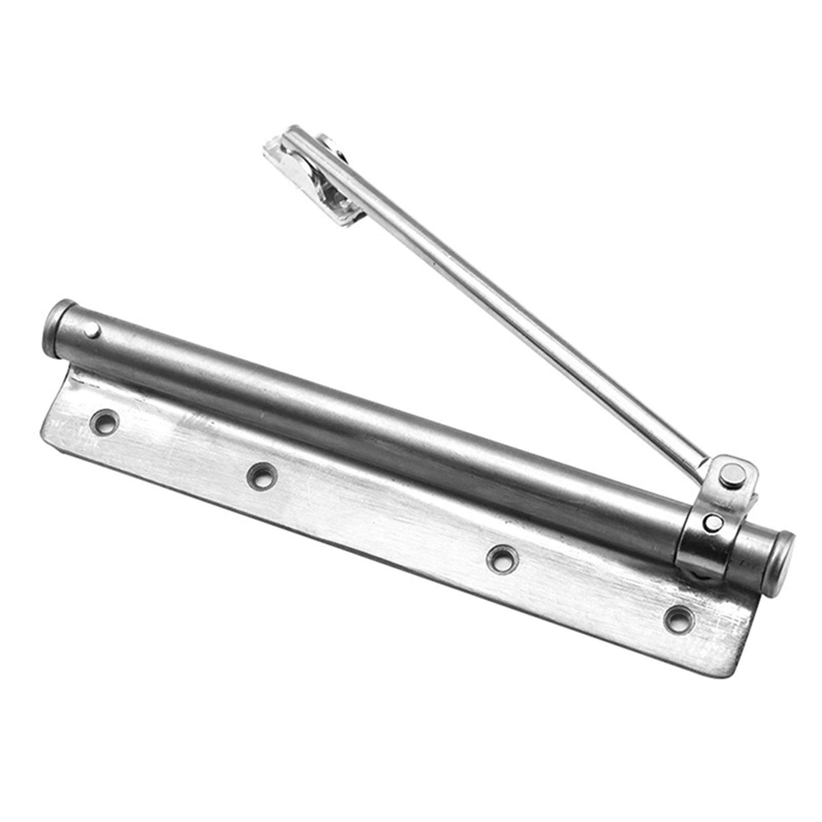 Cgjdfjhe One Color Automatic Door Self-Closing Hinge Closer Buffer Durable Home Office Store Single Spring Automatic Closing Door Closers