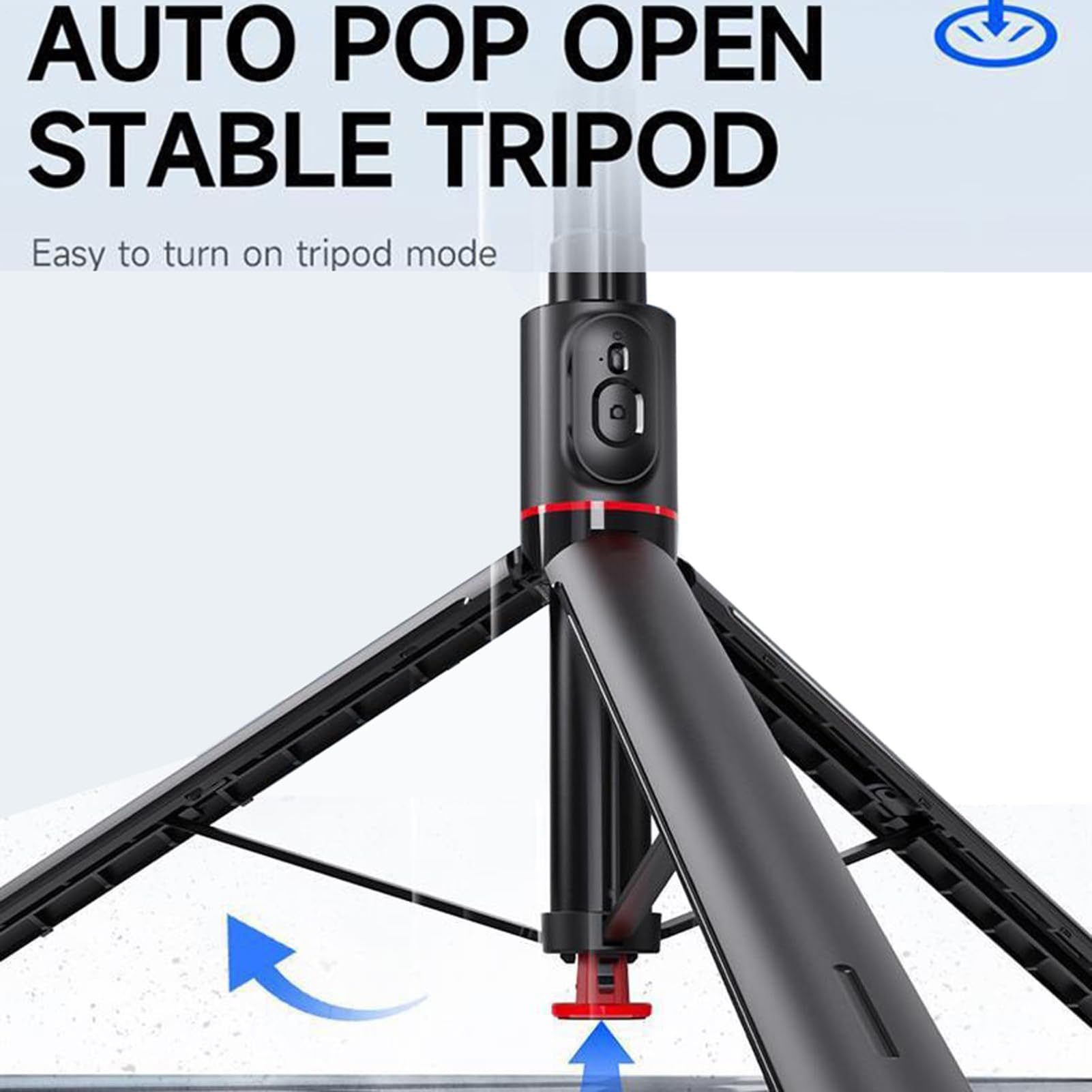 Selfie stick Zdalny Pilot, Rozsuwany Magnetyczny Statyw