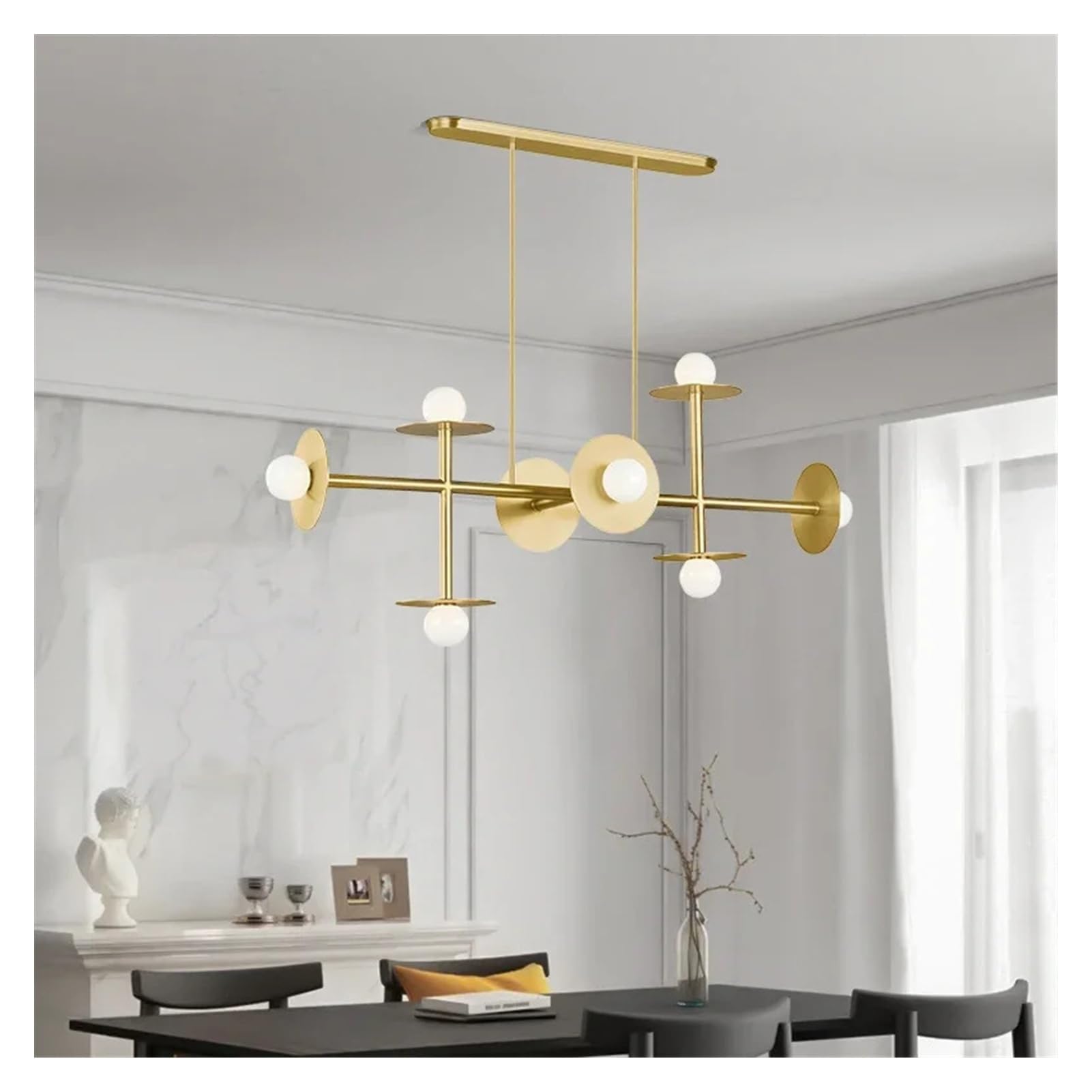 Lustre en verre LED pour illuminer vos dîners de salle à manger