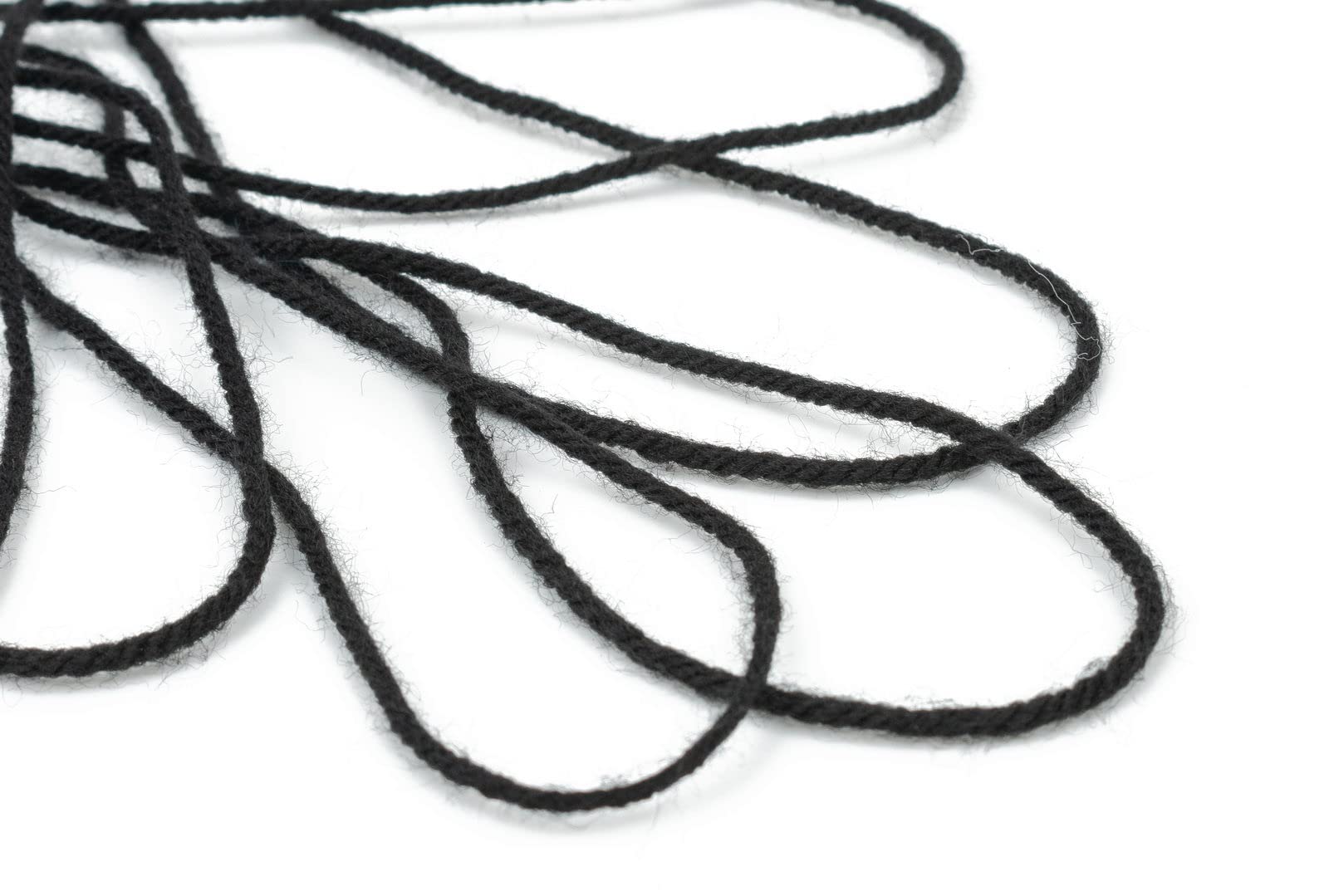 WOA Fashions Wool Pastel Color Acrylic Hand Knitting Yarn (Black) (Hanks-150Gms) 2