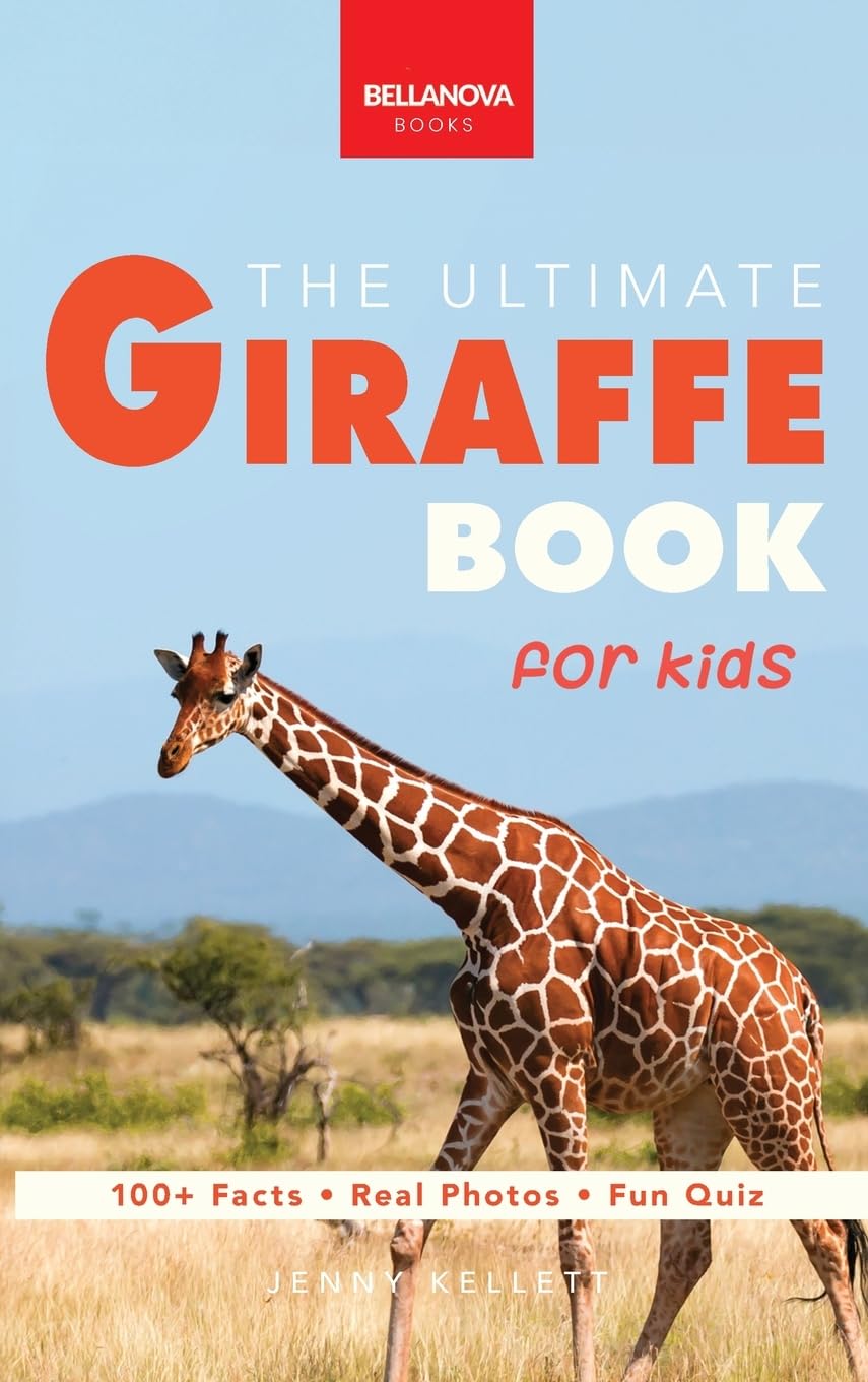 Giraffes The Ultimate Giraffe Book for Kids: An Interactive Wildlife Discovery Guide with Fun Facts, Species Photos, Engaging Quizzes, and Word Search Puzzles for Ages 8-12