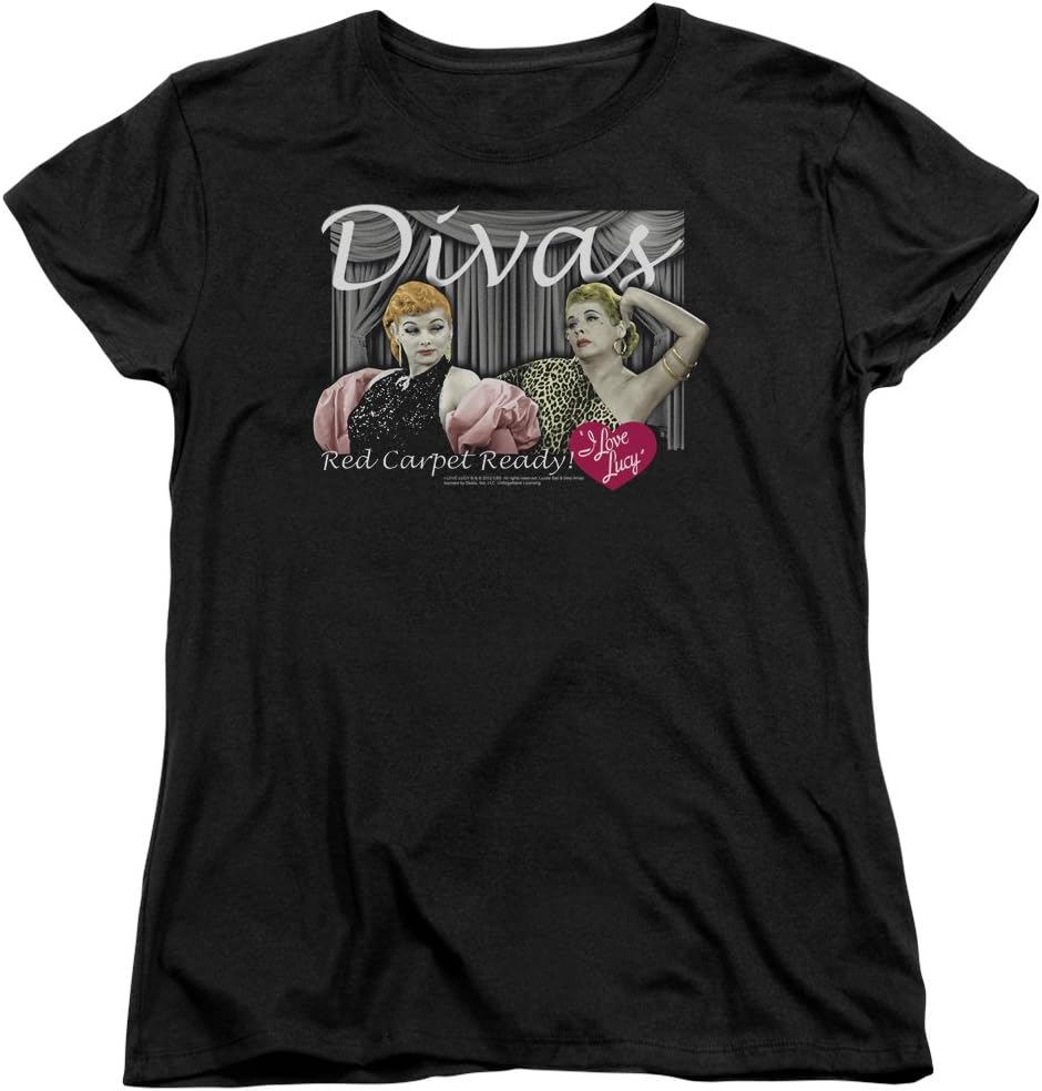 I Love Lucy 50's TV Series Divas Women's T-Shirt Tee
