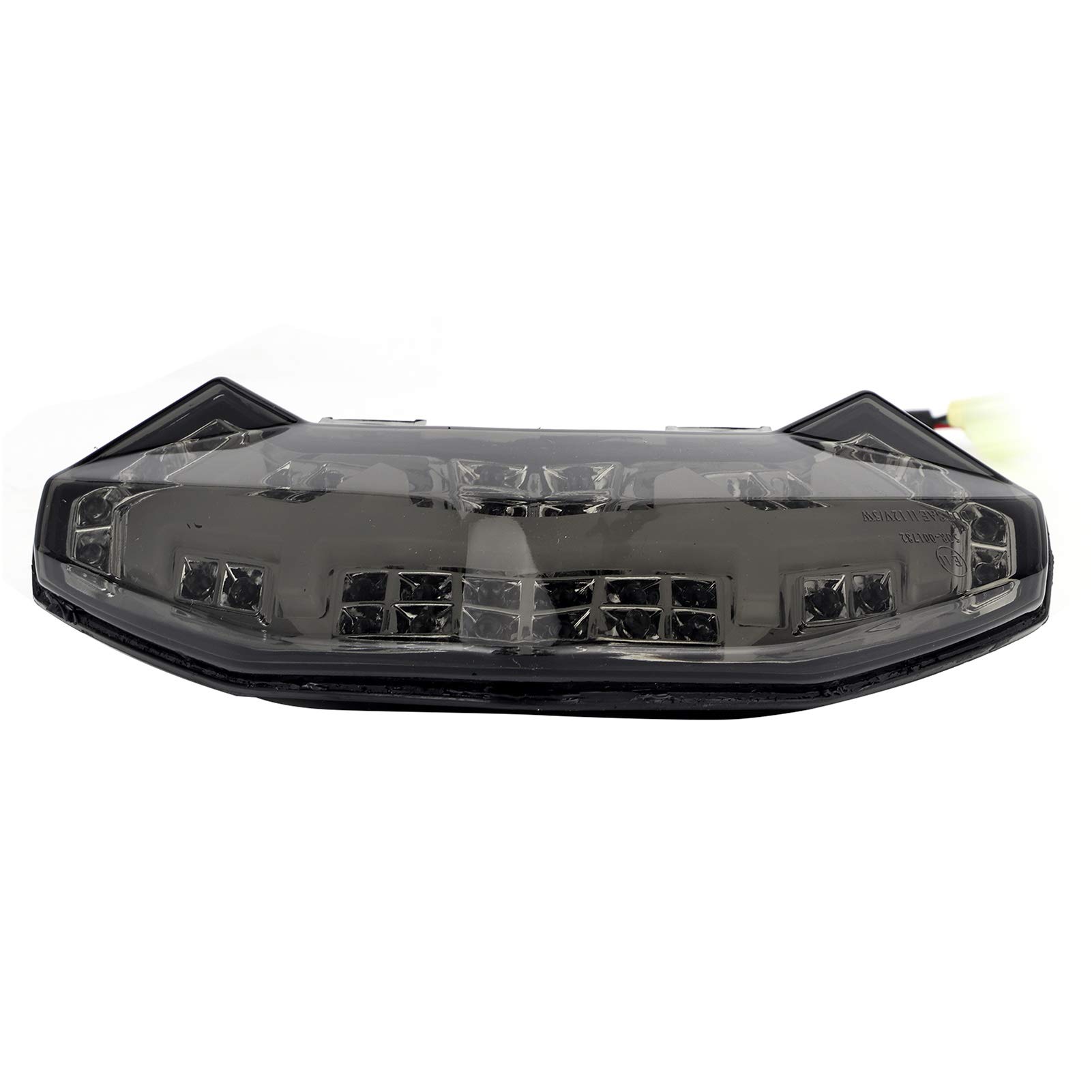 Fanale posteriore per moto, gruppo fanale posteriore, gruppo fanale posteriore a LED per moto con lente fumosa adatta per Ducati Multistrada 1200/1200s 2010-2014 plastica in PVC