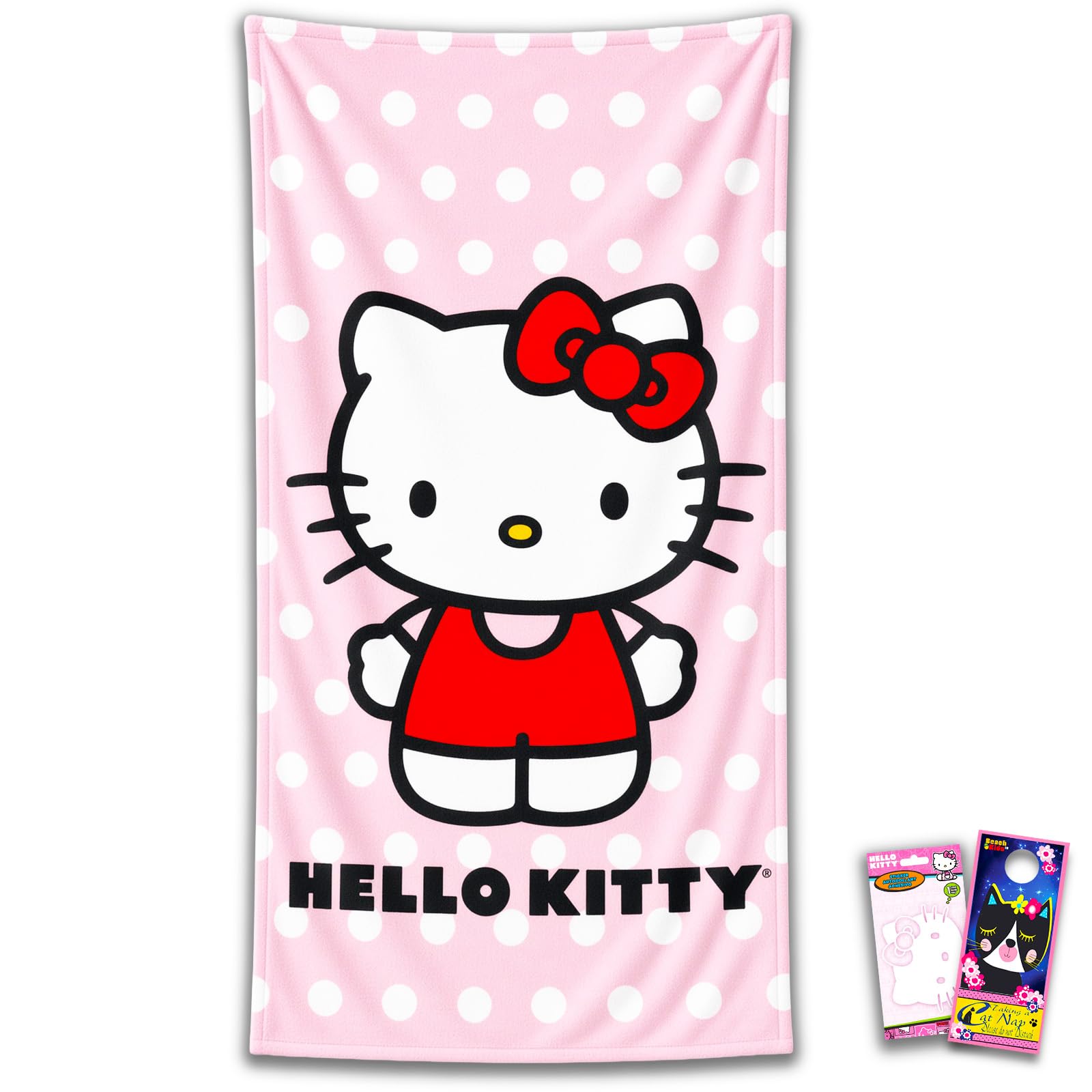 Amazon.com: Hello Kitty Beach Towel Set - Bundle with 27x54 Pool