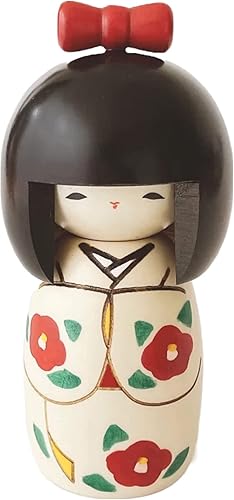 Usaburo - Muñeca Kokeshi japonesa moderna (cinta), fabricada en Japón, figuras coleccionables, manualidades tradicionales, chica en kimono