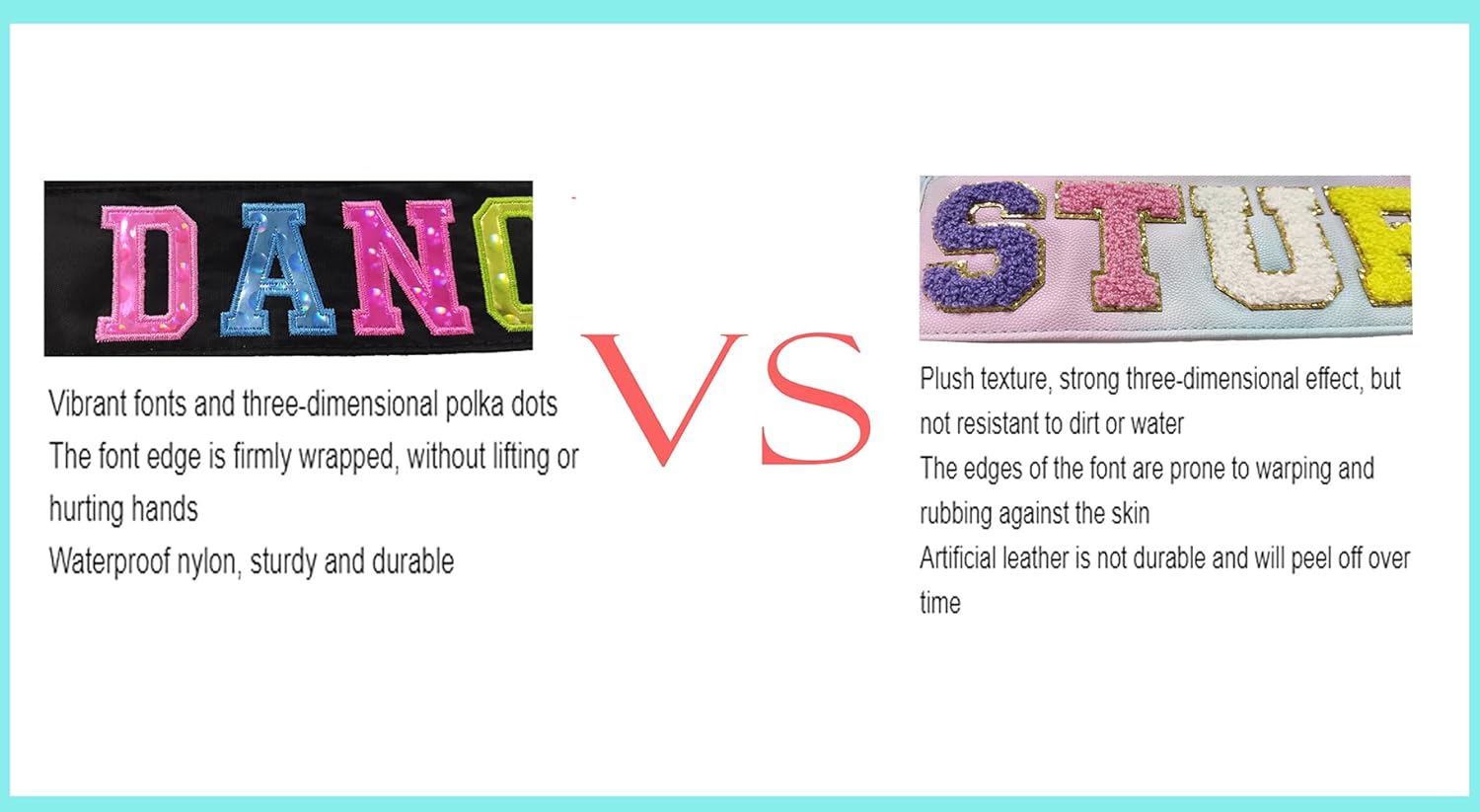 Teacher Appreciation Gifts Clear Makeup Letter Bag Pencil Bag Letter Patches Makeup Zipper Pouch Graduation Retirement Birthday Teacher Gifts for Women (Black Teach) - Image 7