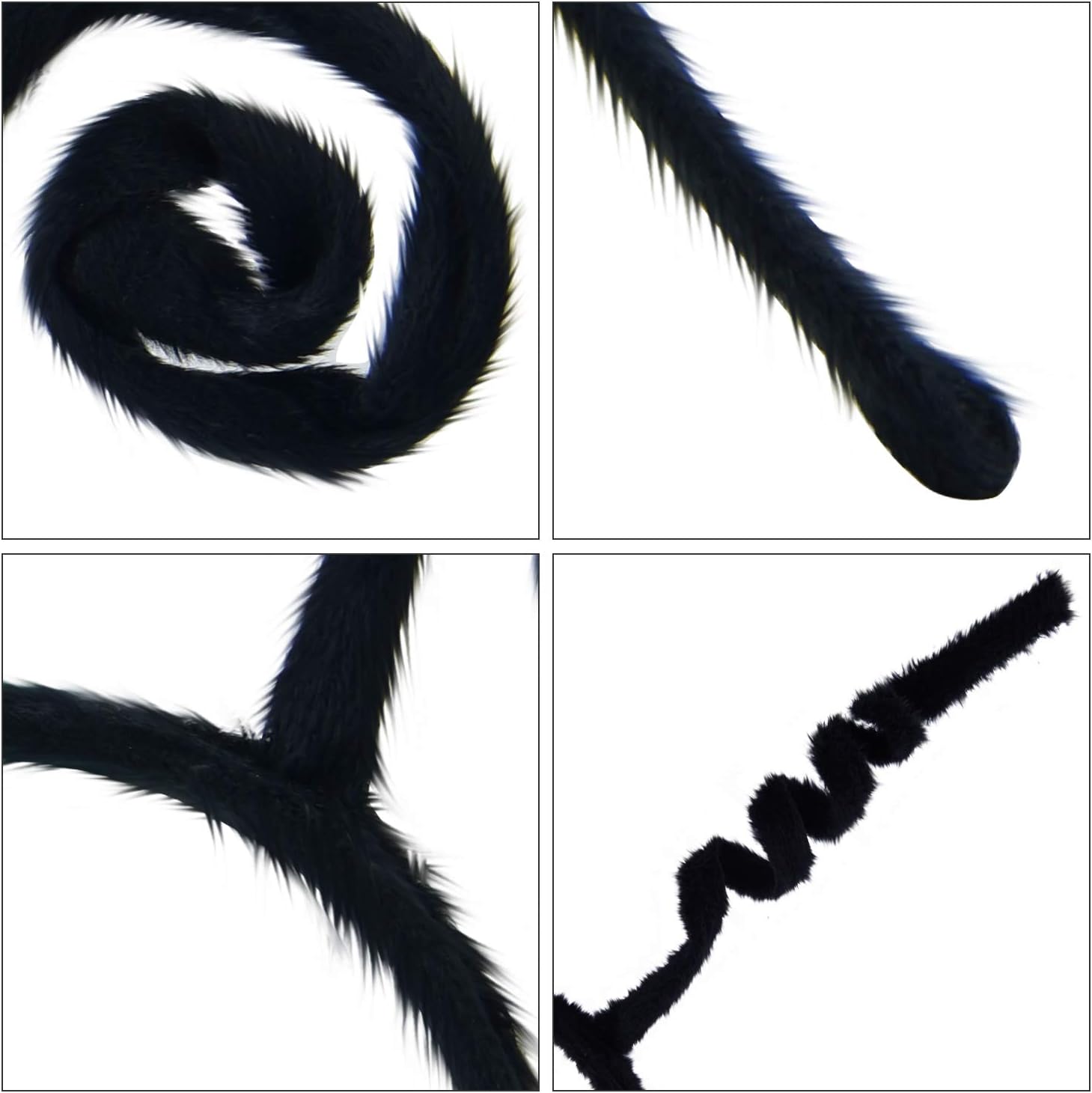 Coopay 20 Pack Butterfly Antenna Headband Black Velvet Headband for Halloween Party Costume Cosplay Dress Up Pretend Play Accessory