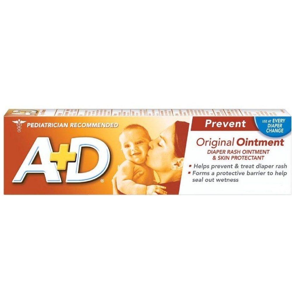 A+D Diaper Rash Ointment & Skin Protectant, Original 4 oz