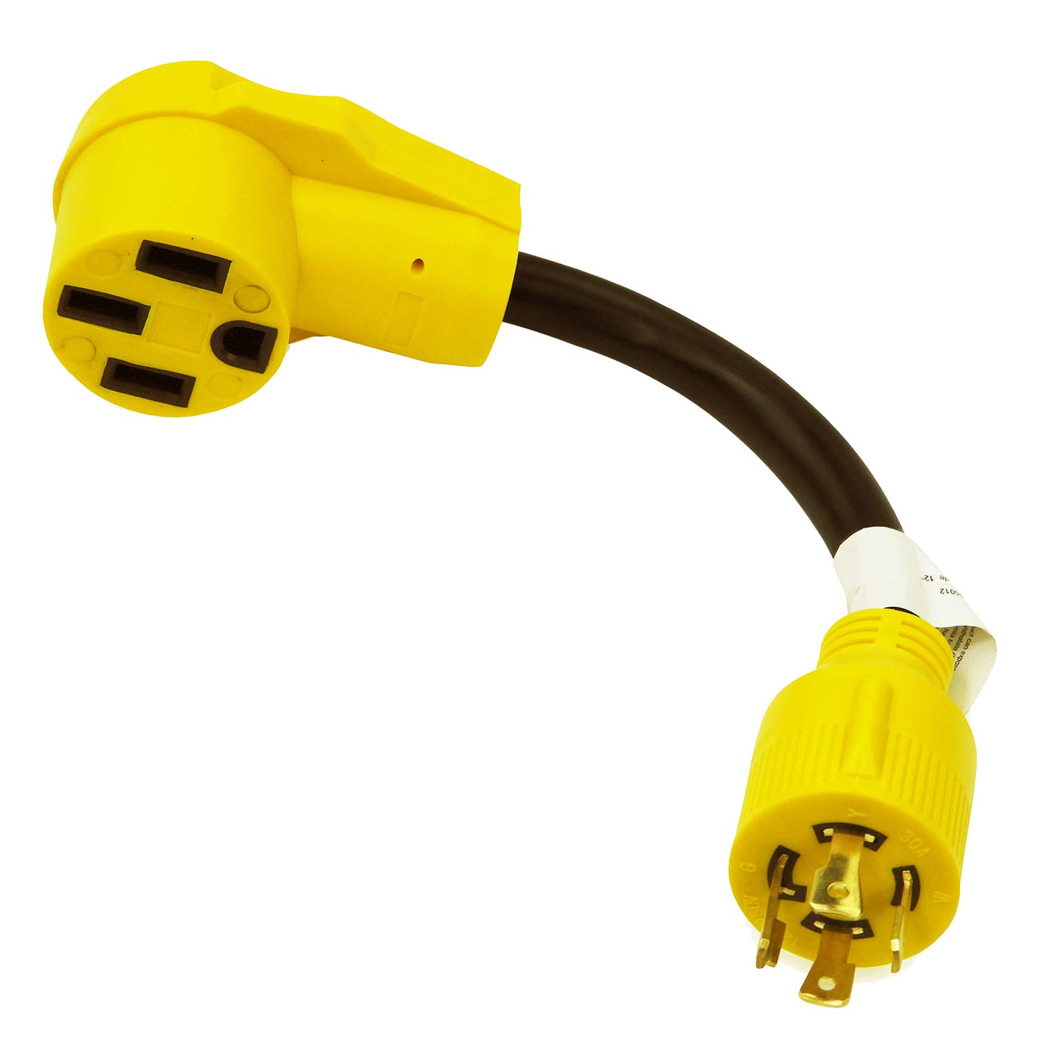 Buy Swess 4 Prong 30Amp Male Plug to 50Amp Female RV Camper Power