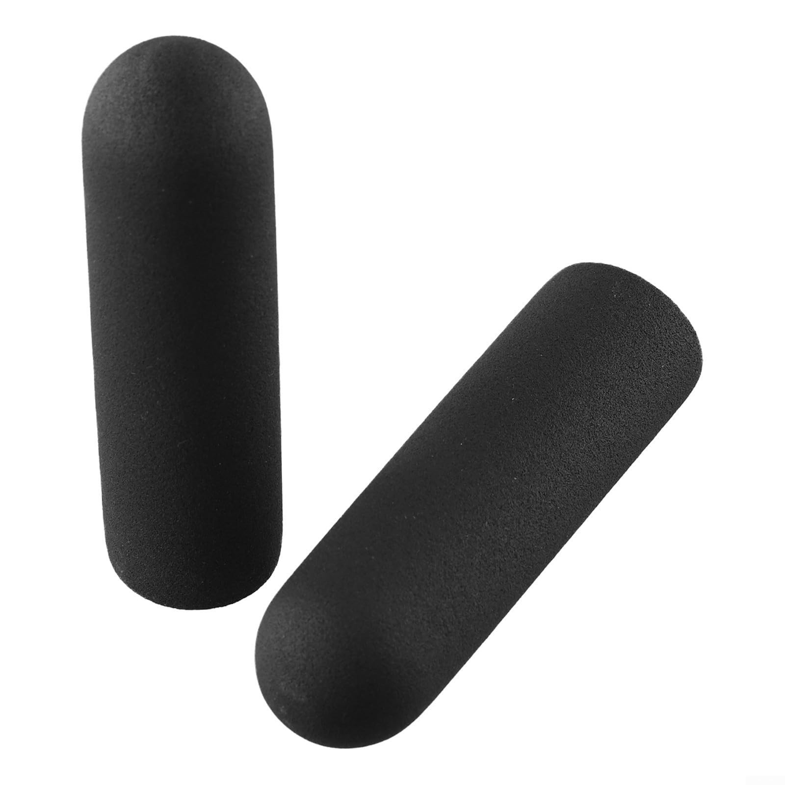 2pcs Fitness Equipment Handle Cover Black Pvc Non Slip Grip For Gym Bicycle Gardening Tools With 20mm To 31mm Inner Diameter And 100mm To 400mm Length Options For Secure Hold(100mm)