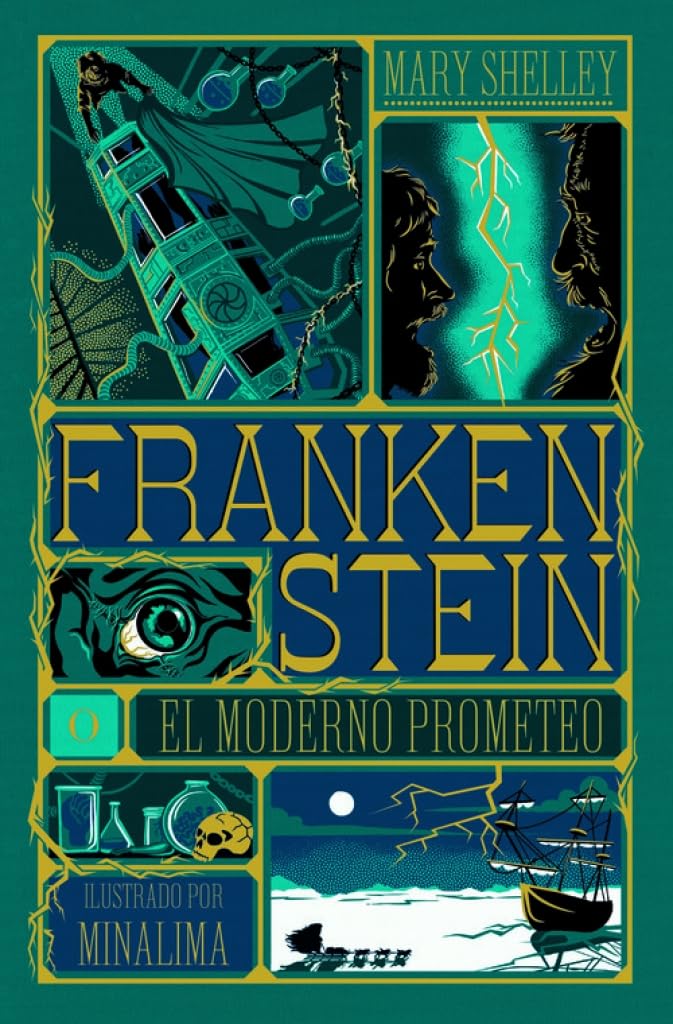 #Libro Frankenstein o el moderno Prometeo ilustrado por MinaLima por 36,10€