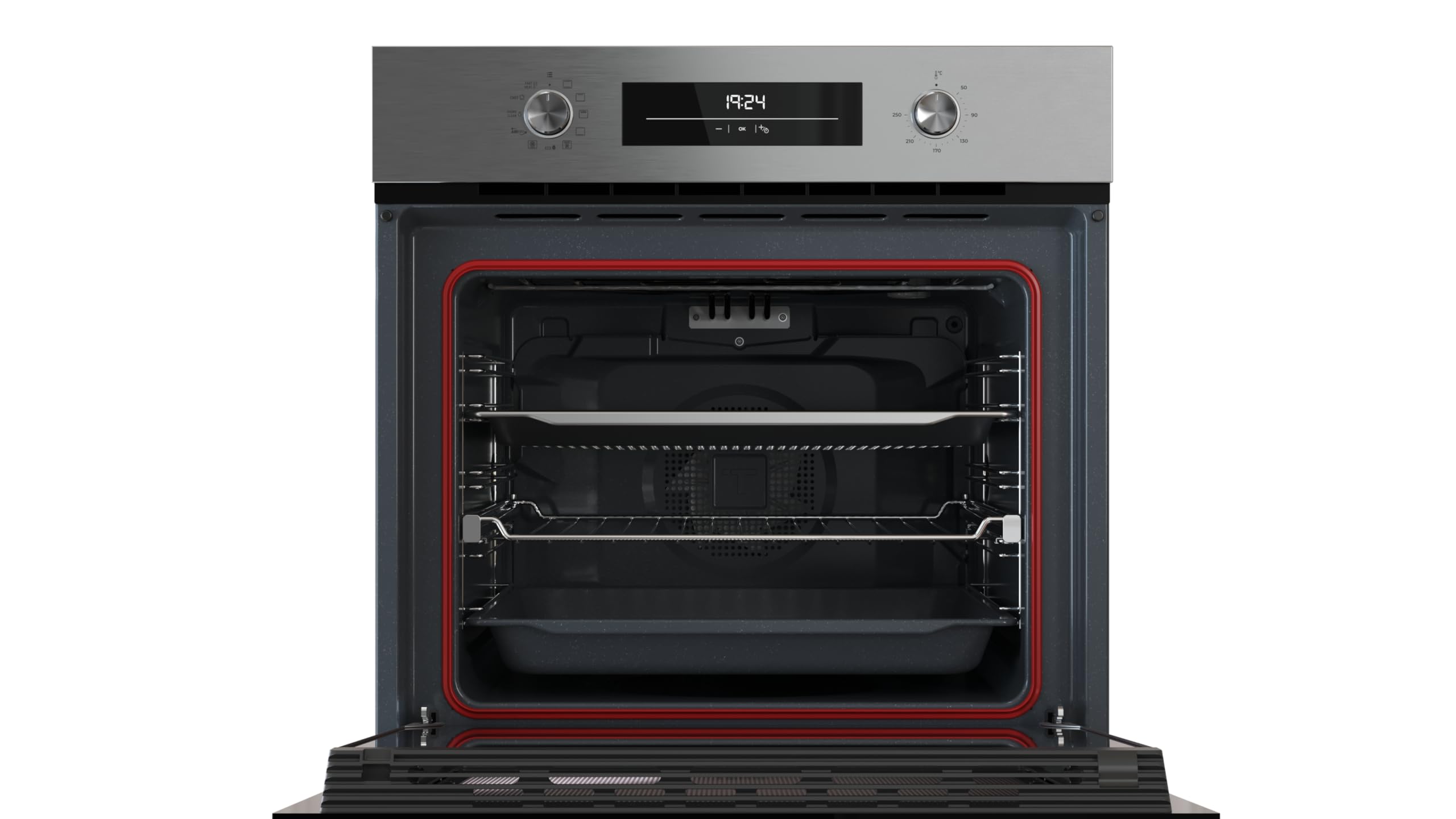 TEKA Horno Multifunción Airfry, Sistema HydroClean, 9 Funciones, 71L, Guías Telescópicas, Modelo NEO HSB 6466