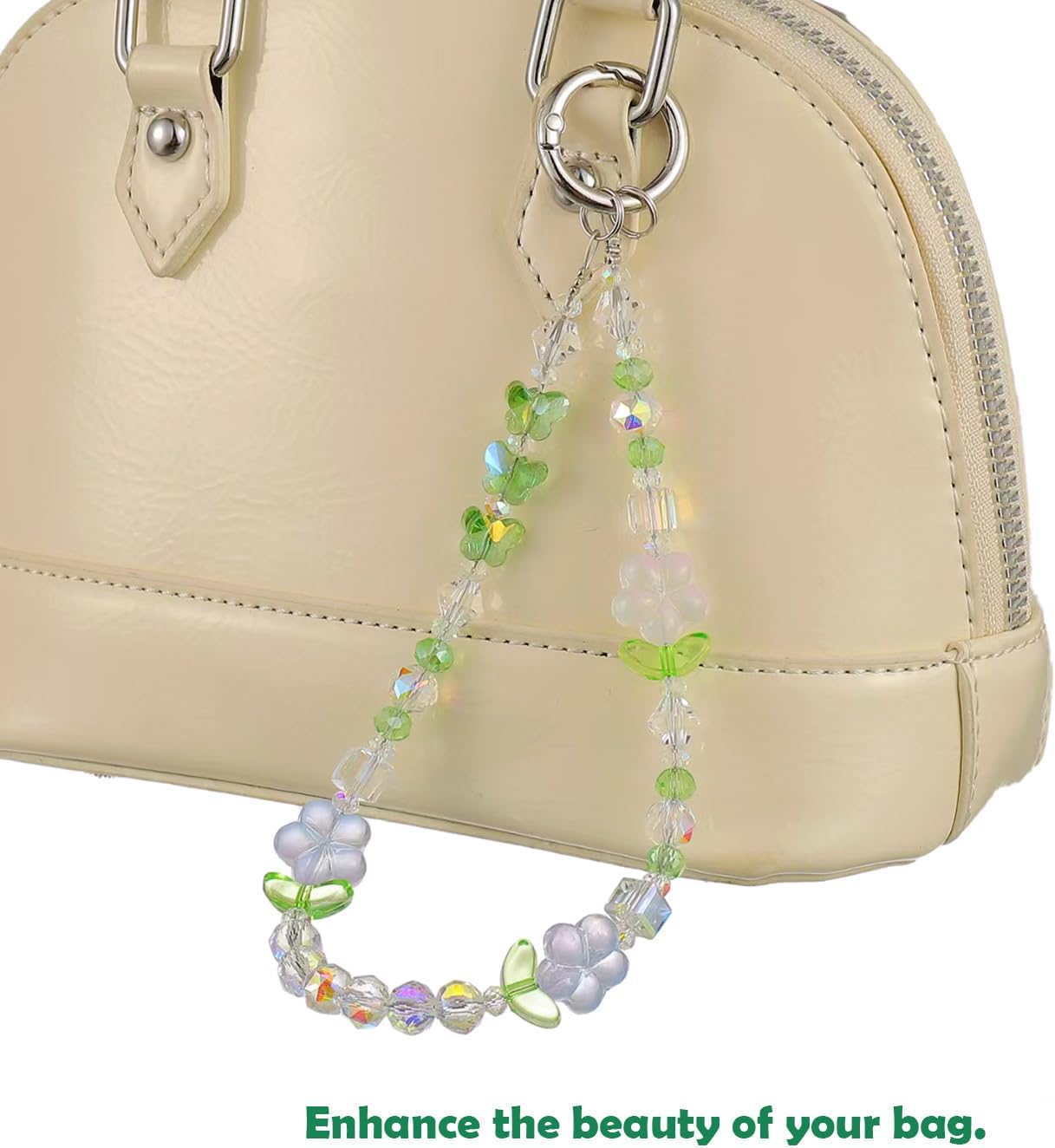 Colorful Crystal Beaded Phone Wrist Strap -Cell Phone Lanyard Hands-Free Wrist Strap, Detachable Wristlet Strap，Gift for Women - Image 6