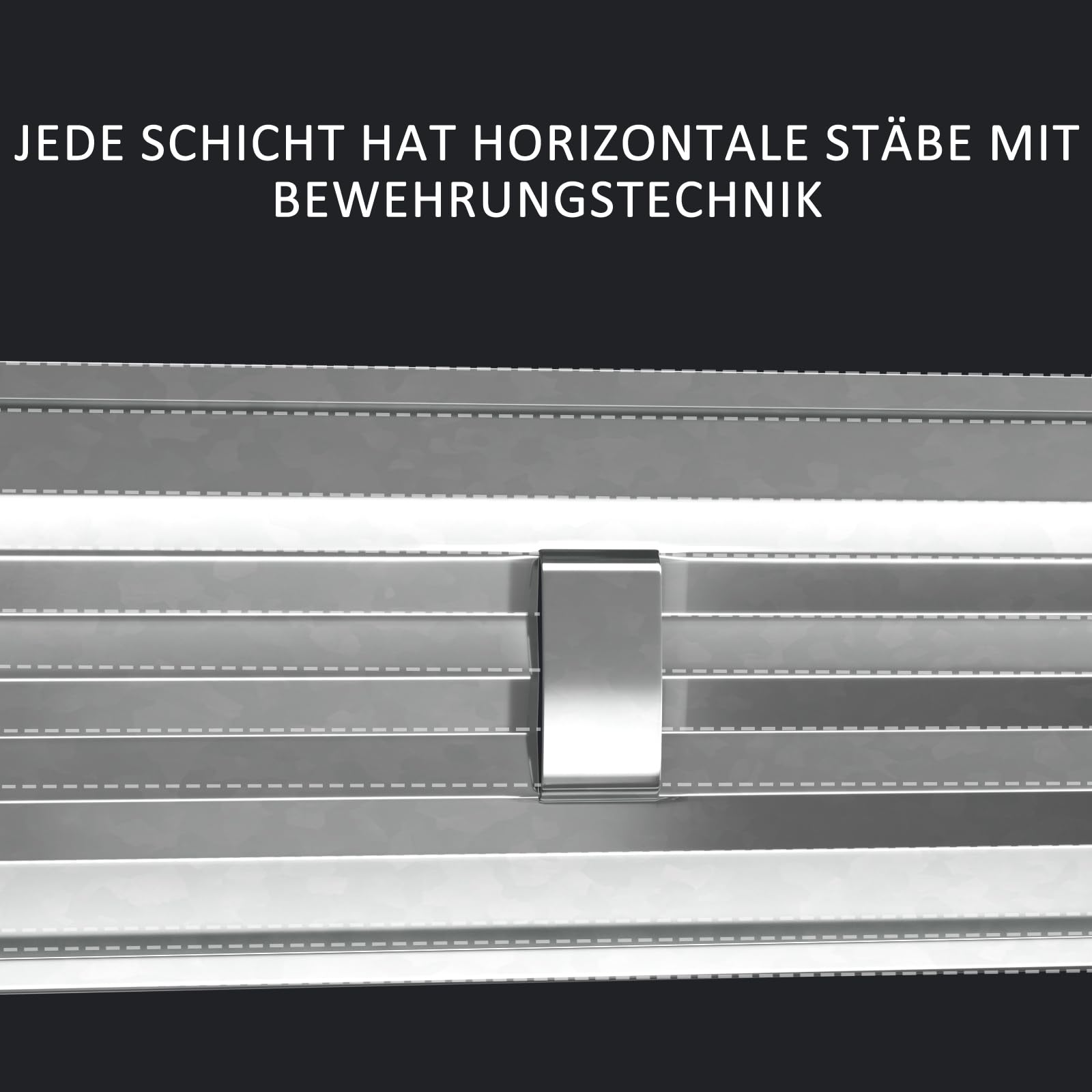 Estantería de metal galvanizado, 180 x 90 x 40 cm, unidad de 5 capas - componentes sin pernos de metal y MDF, estante de almacenamiento para garaje, estante ajustable, fácil de montar, capacidad total