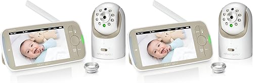 Miniatura 8 de Infant Optics DXR-8 PRO Monitor de Video para Bebé, Resolución HD 720P Pantalla de 5", A.N.R. Patentado (Reducción Activa de Ruido), Sin WiFi, Pan