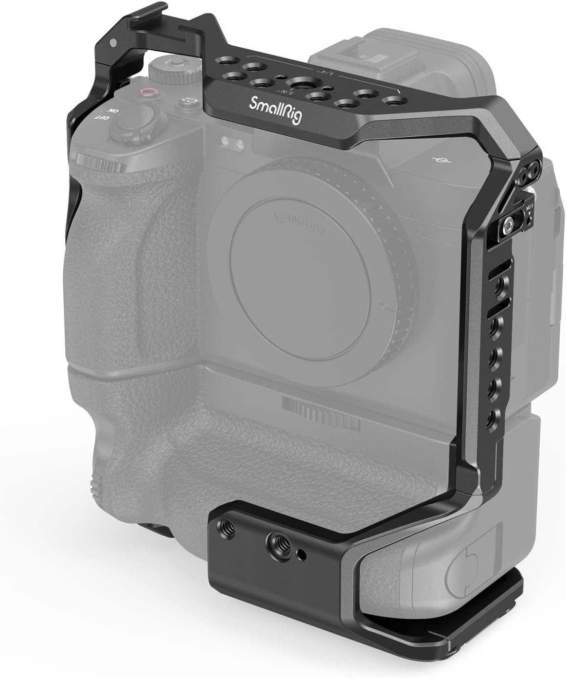 Cage for Sony Alpha 7R V/7 IV/7S III/7R IV/Alpha 1 with VG-C4EM Battery Grip - 3594