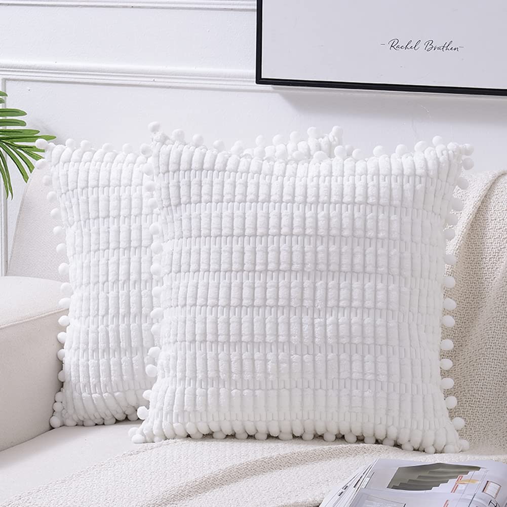 Fancy Homi Confezione da 2 federe decorative per cuscini in stile