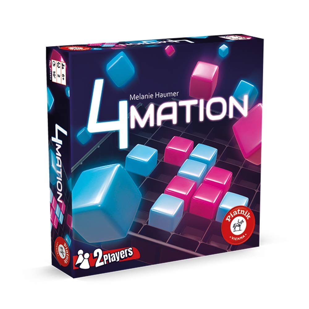 Piatnik 7194-4 Mation – Kniffliges Legespiel für zwei Personen