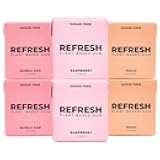 Xylitol, Natural, Sugar Free, Chewing Gum, Plastic Free, Natural Flavors & Organic Ingredients, Non GMO, Gluten Free, Vegan, 12 Count (Pack of 6), Fruit Variety Pack