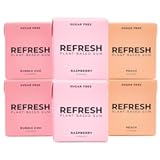 Xylitol&comma; Natural&comma; Sugar Free&comma; Chewing Gum&comma; Plastic Free&comma; Natural Flavors & Organic Ingredients&comma; Non GMO&comma; Gluten Free&comma; Vegan&comma; 12 Count &lpar;Pack of 6&rpar;&comma; Fruit Variety Pack