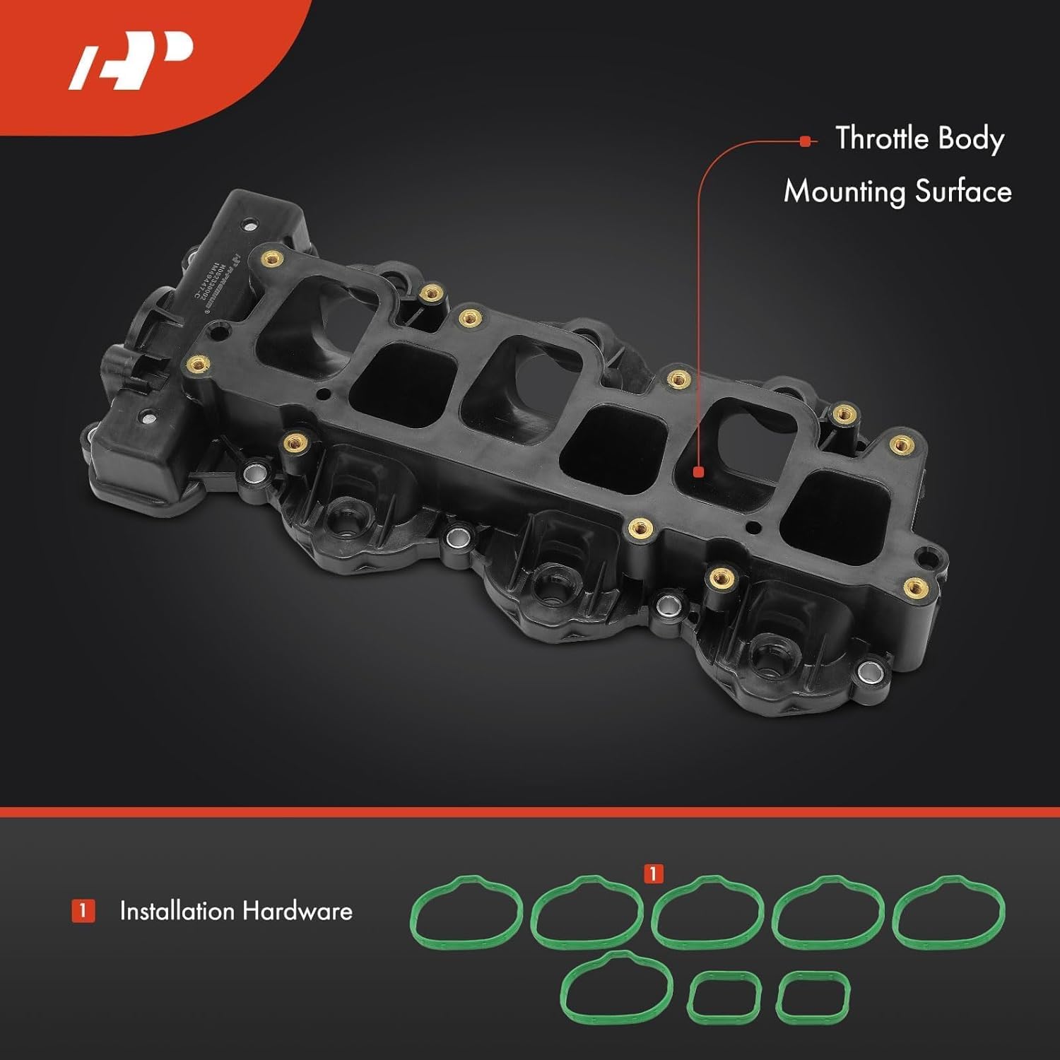 A-Premium Lower Side Intake Manifold Compatible with Ford Edge 2011-2017, Taurus 2013-2018, Flex 2013-2017 & Lincoln MKS 2013-2016, MKT 2013-2018, Continental 2017, 3.5L 3.7L